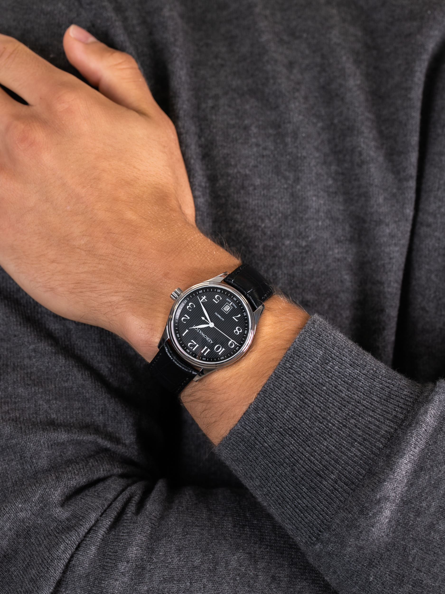 Aerowatch 60979-AA02 męski zegarek Les Grandes Classiques pasek - miniatura 3