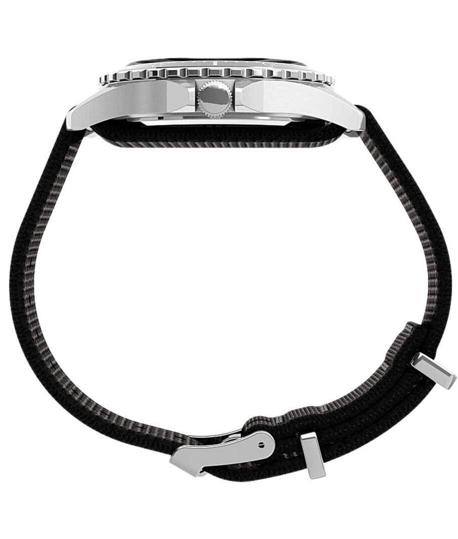Timex TW2T75600 zegarek srebrny klasyczny Navi XL pasek - miniatura 5