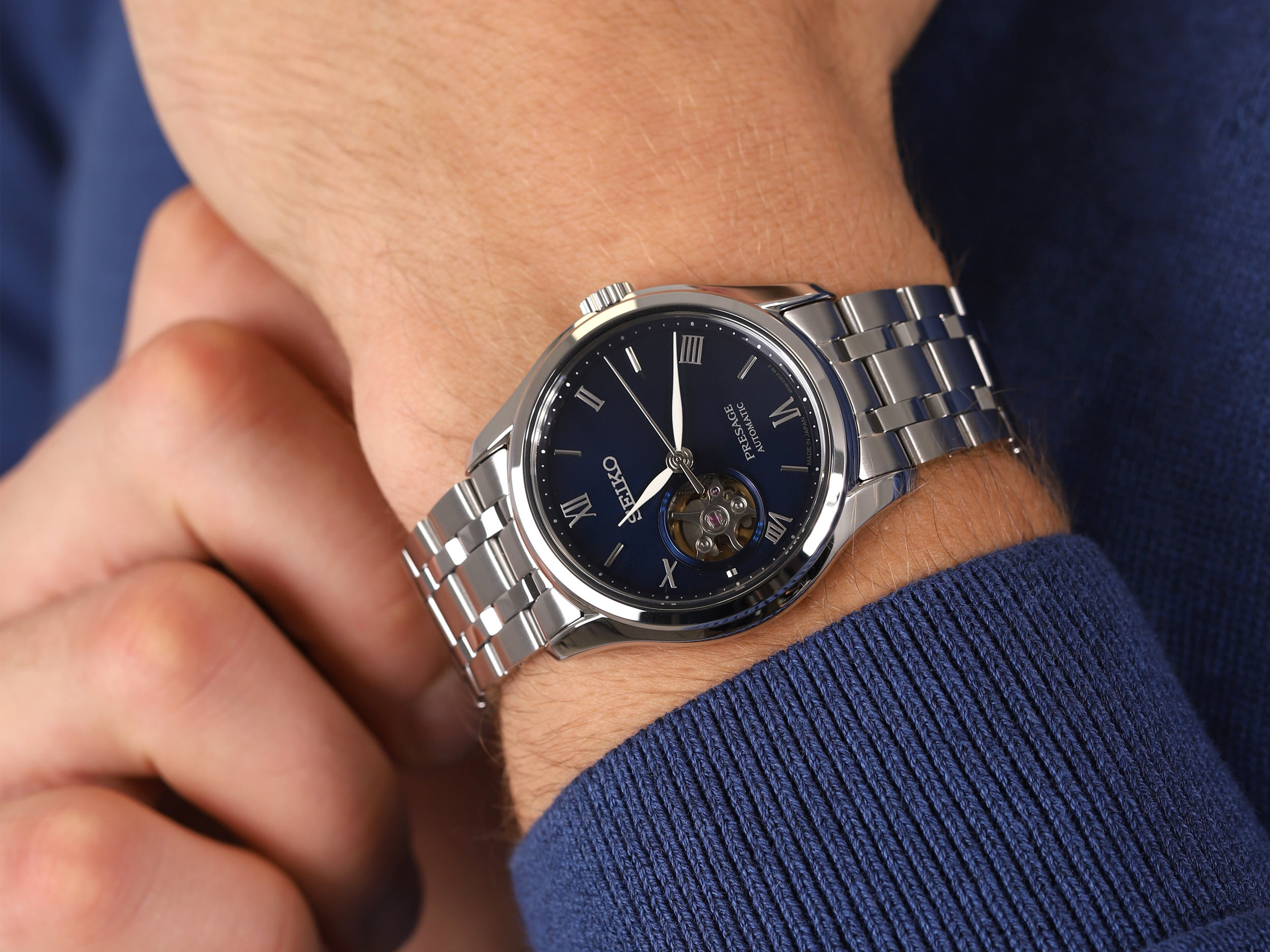 Seiko SSA411J1 zegarek klasyczny Presage - miniatura 4