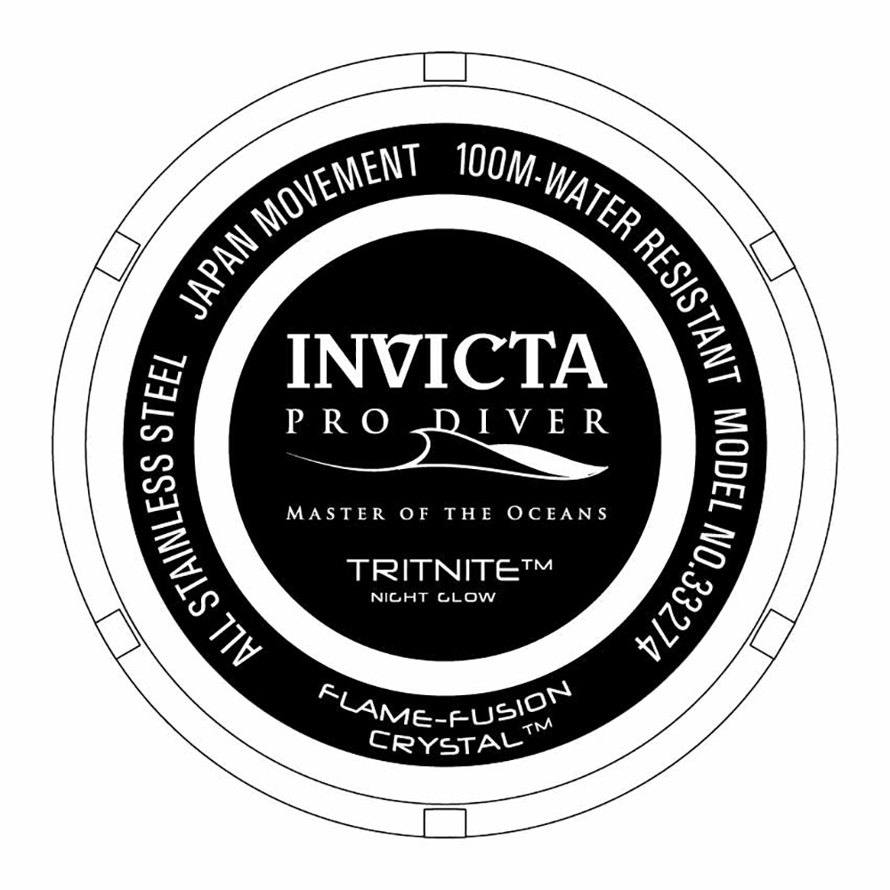 Invicta 33274 zegarek srebrny klasyczny Pro Diver bransoleta - miniatura 7