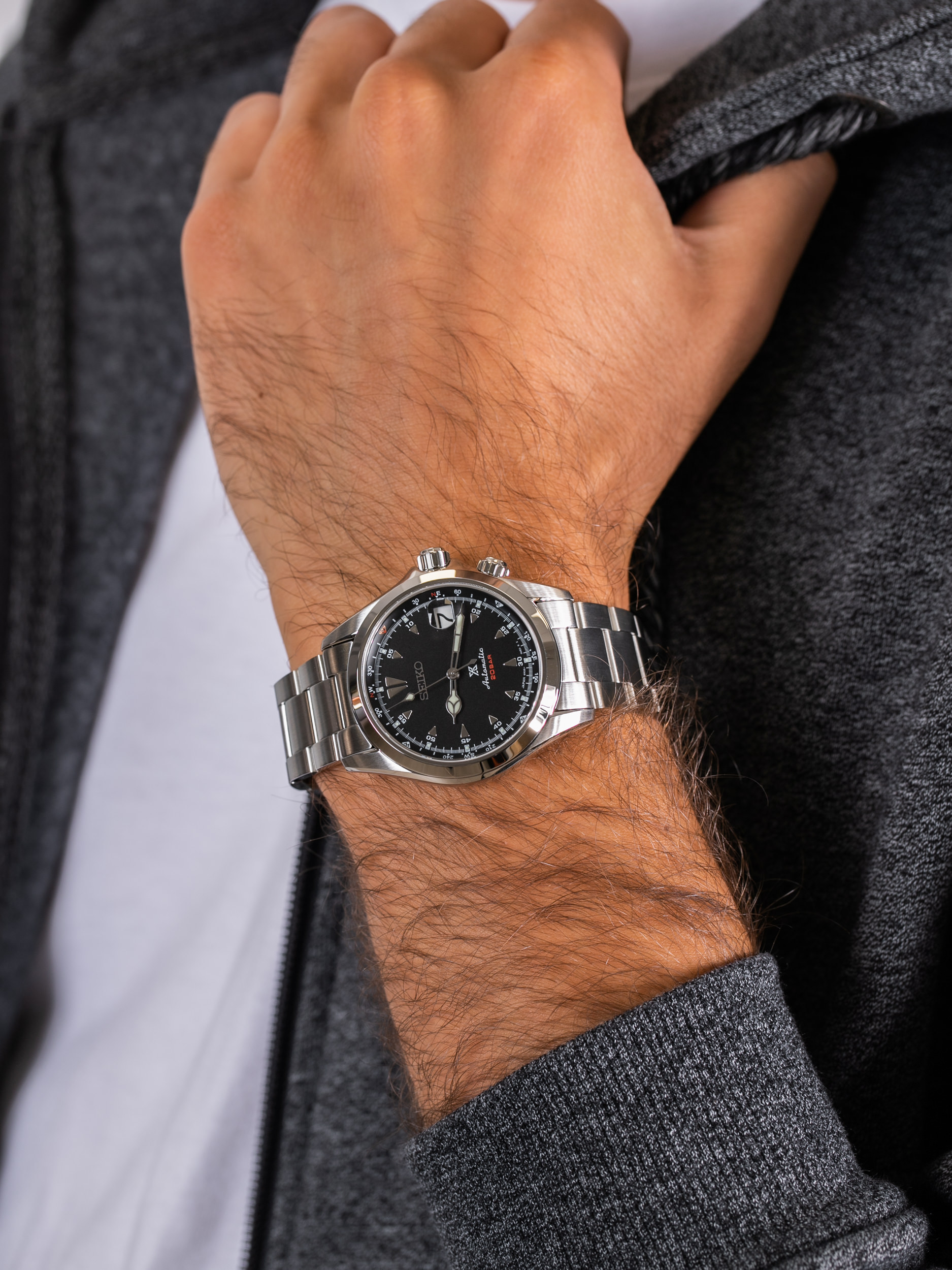 Seiko SPB117J1 męski zegarek Prospex bransoleta - miniatura 6