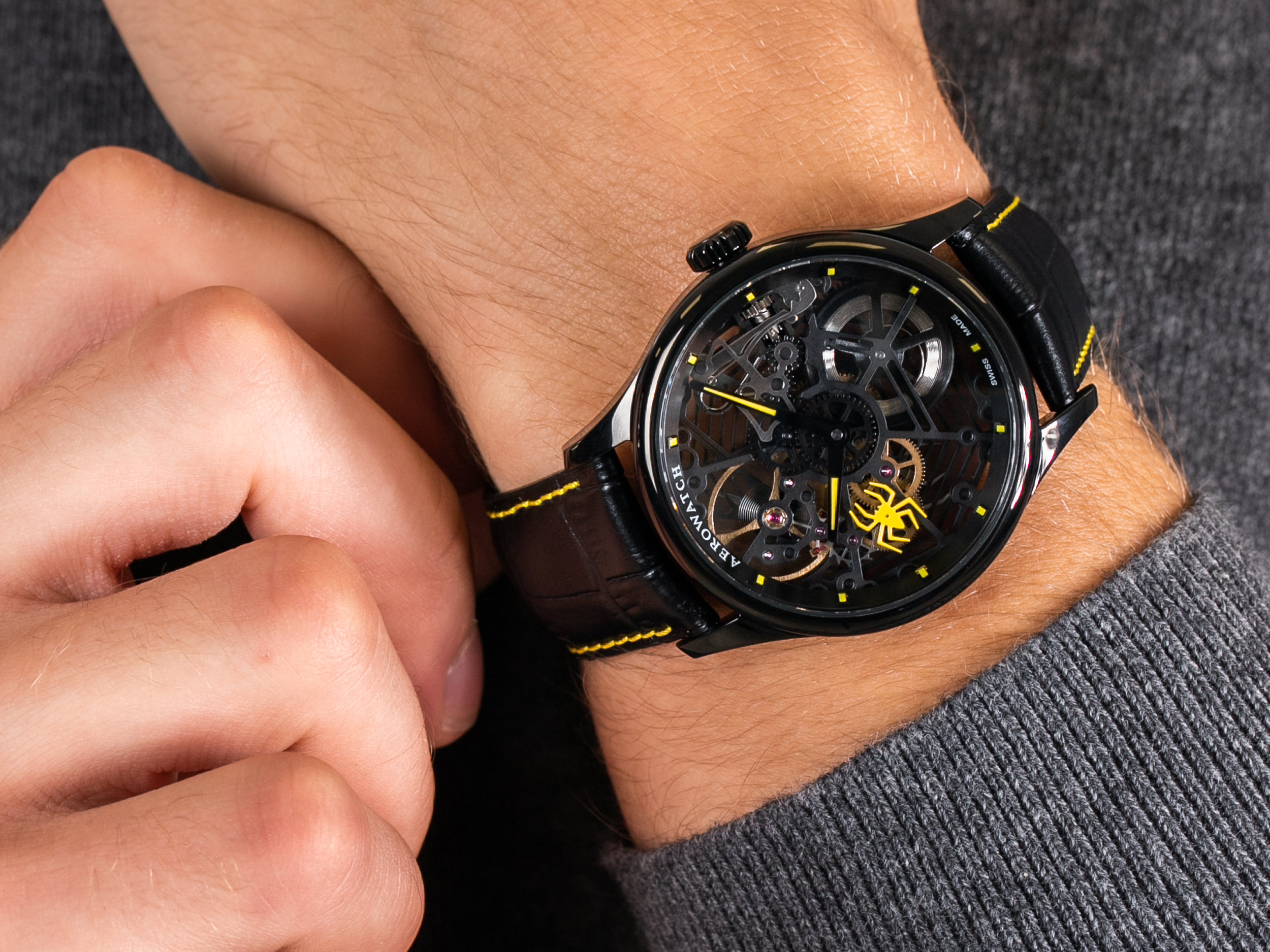 Aerowatch 50981-NO22 RENAISSANCE SKELETON SPIDER zegarek klasyczny Renaissance - miniatura 4