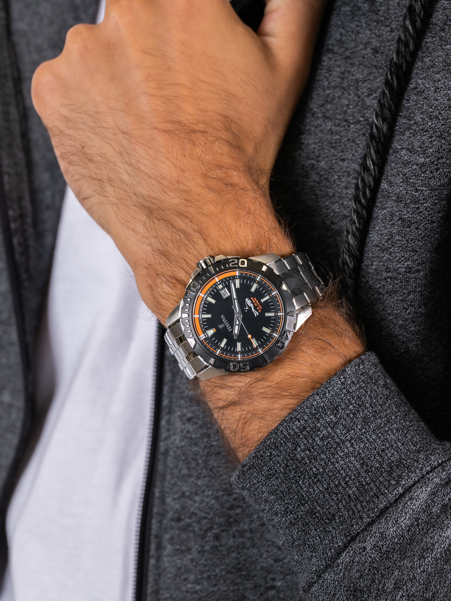 Festina F20461-3 męski zegarek Sport bransoleta - miniatura 3