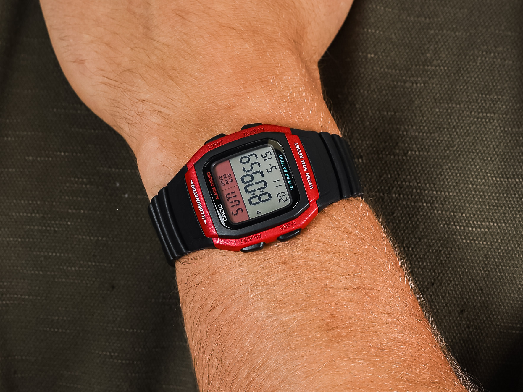 Casio W-96H-4AVEF zegarek sportowy Sportowe - miniatura 4