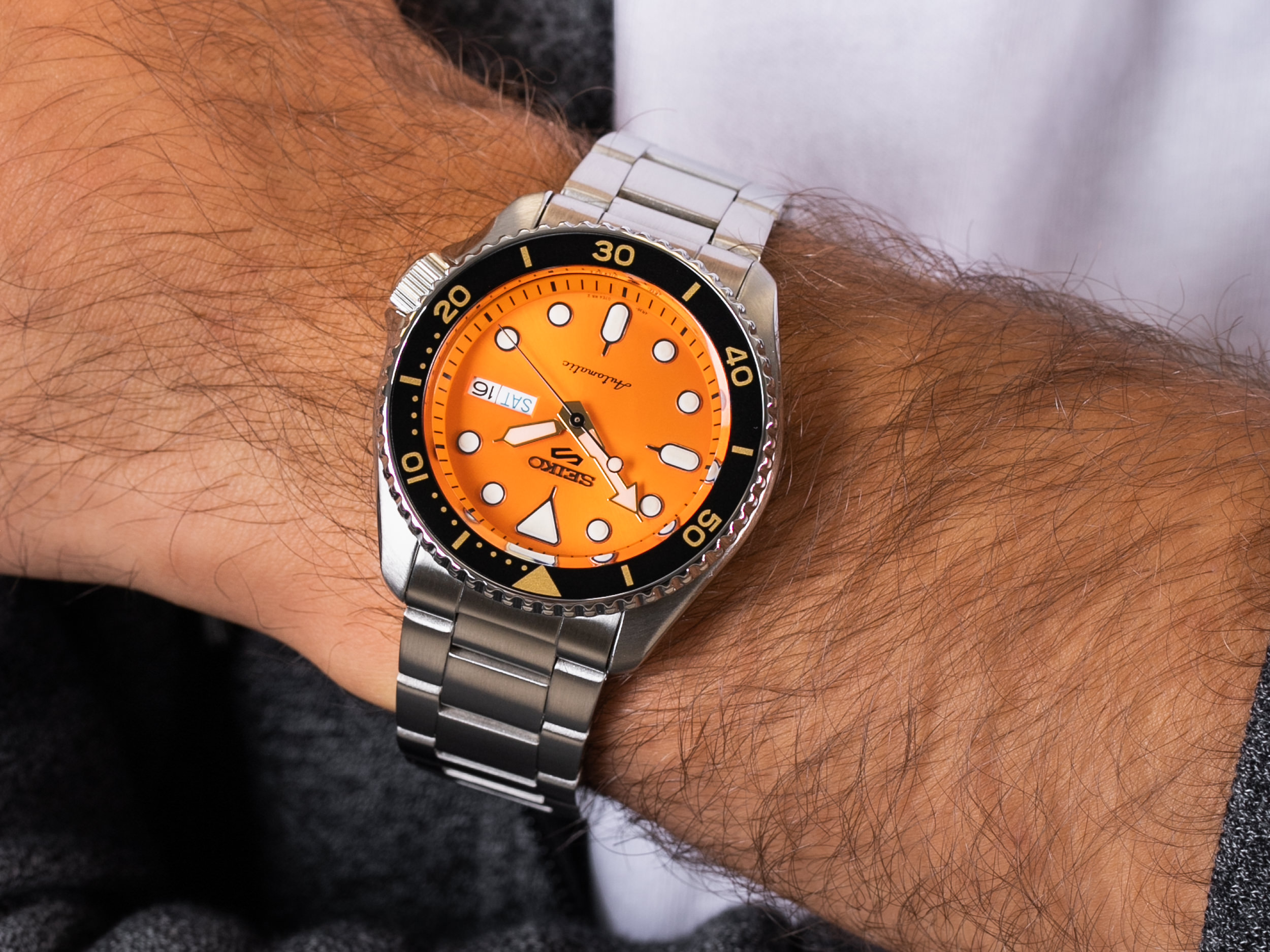 Seiko SRPD59K1 5 Sports Automatic zegarek sportowy Sports Automat - miniatura 8
