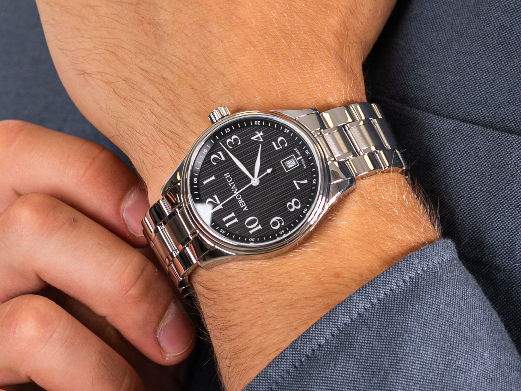 Aerowatch 42979-AA02-M LES GRANDES CLASSIQUES zegarek klasyczny Les Grandes Classiques - miniatura 4