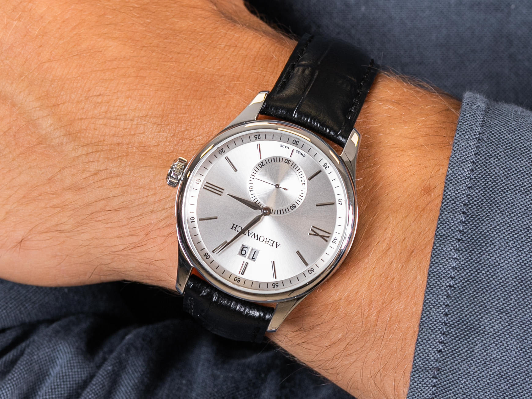 Aerowatch 41985-AA01 RENAISSANCE QUARTZ zegarek klasyczny Renaissance - miniatura 4