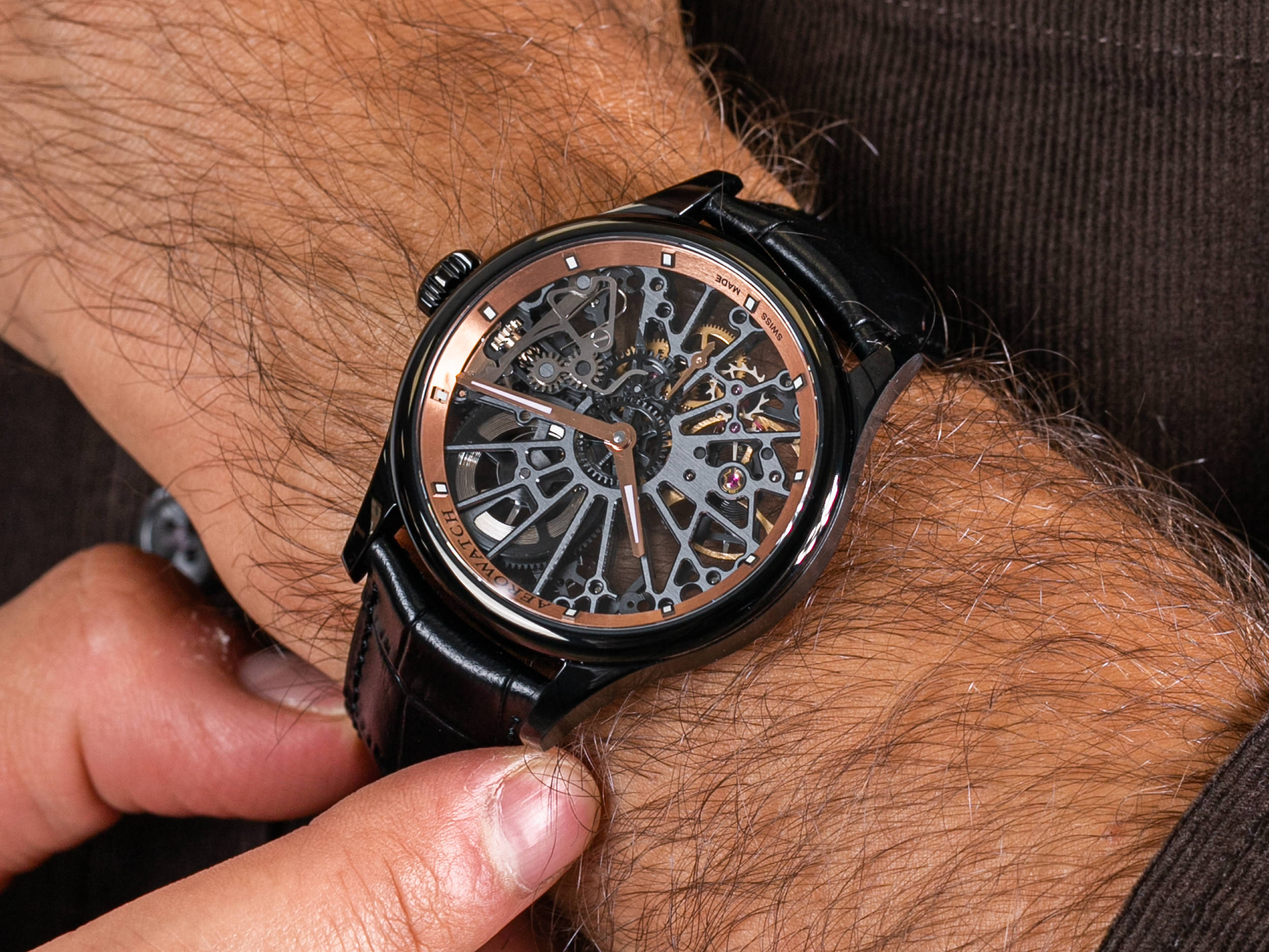 Aerowatch 50981-NO20 RENAISSANCE SKELETON zegarek klasyczny Renaissance - miniatura 4
