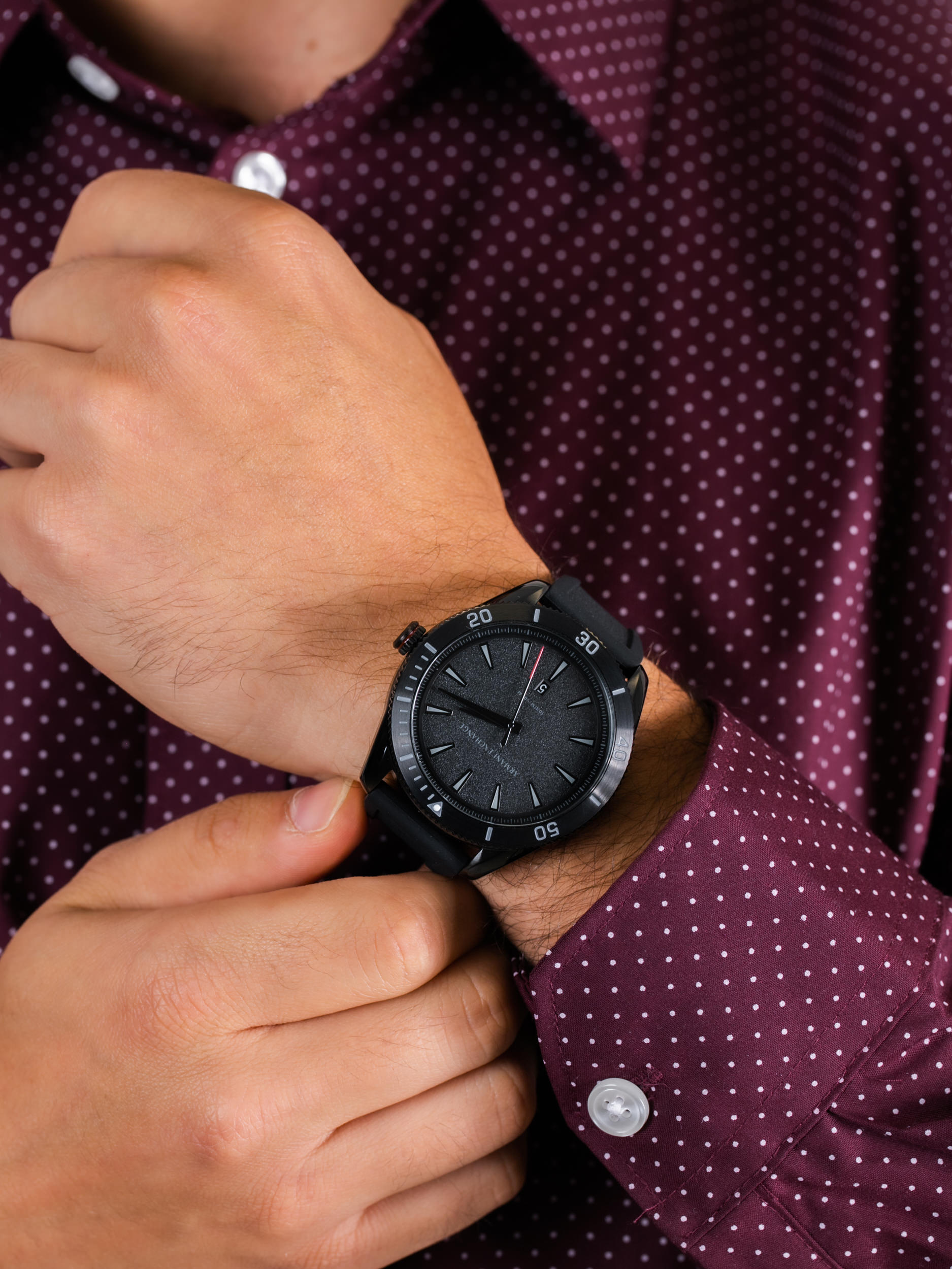 Armani Exchange AX1829 męski zegarek Fashion pasek - miniatura 3