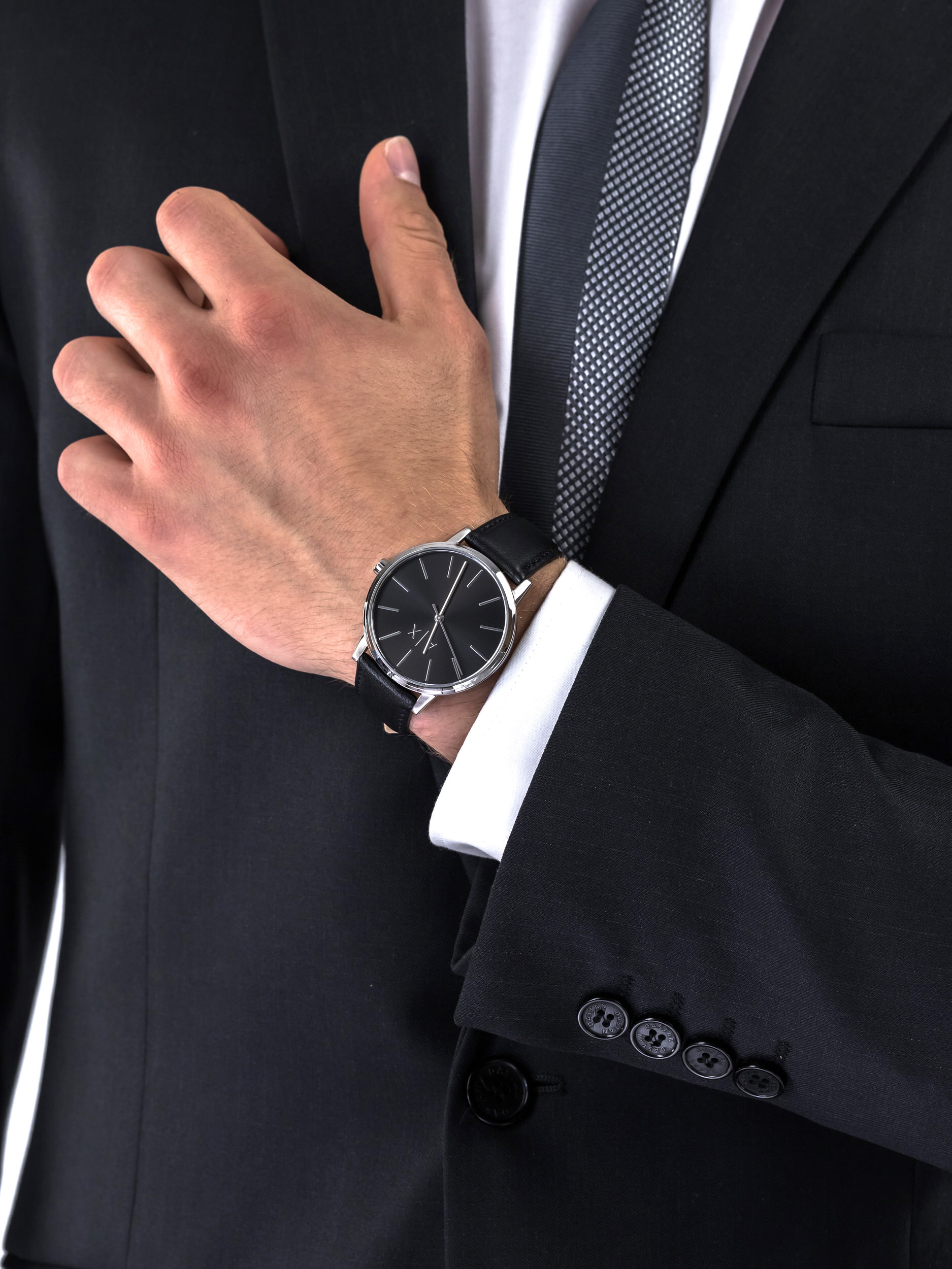 Armani Exchange AX2703 męski zegarek Fashion pasek - miniatura 3