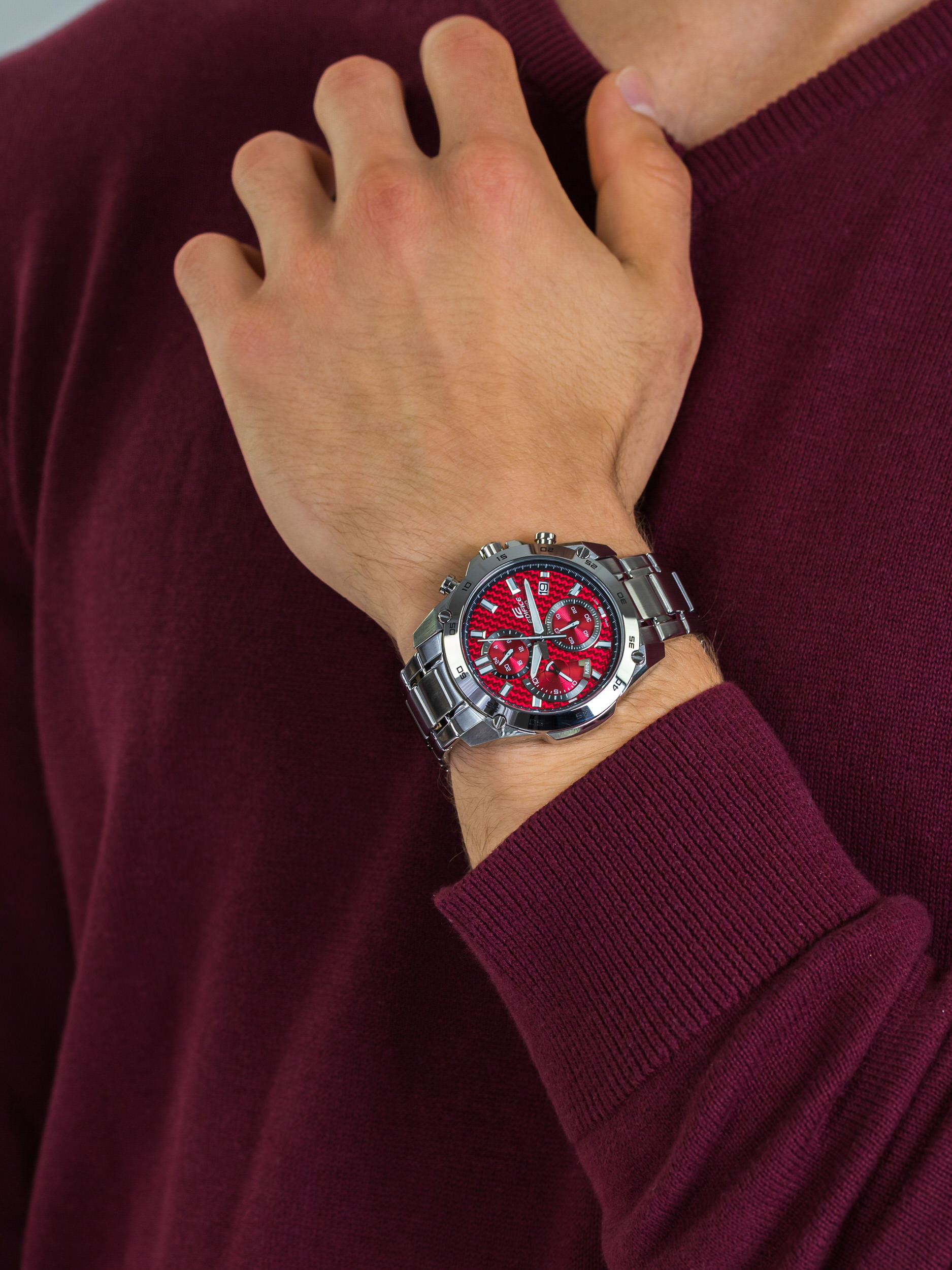 Edifice EFR-557D-4AVUEF męski zegarek EDIFICE Momentum bransoleta - miniatura 3