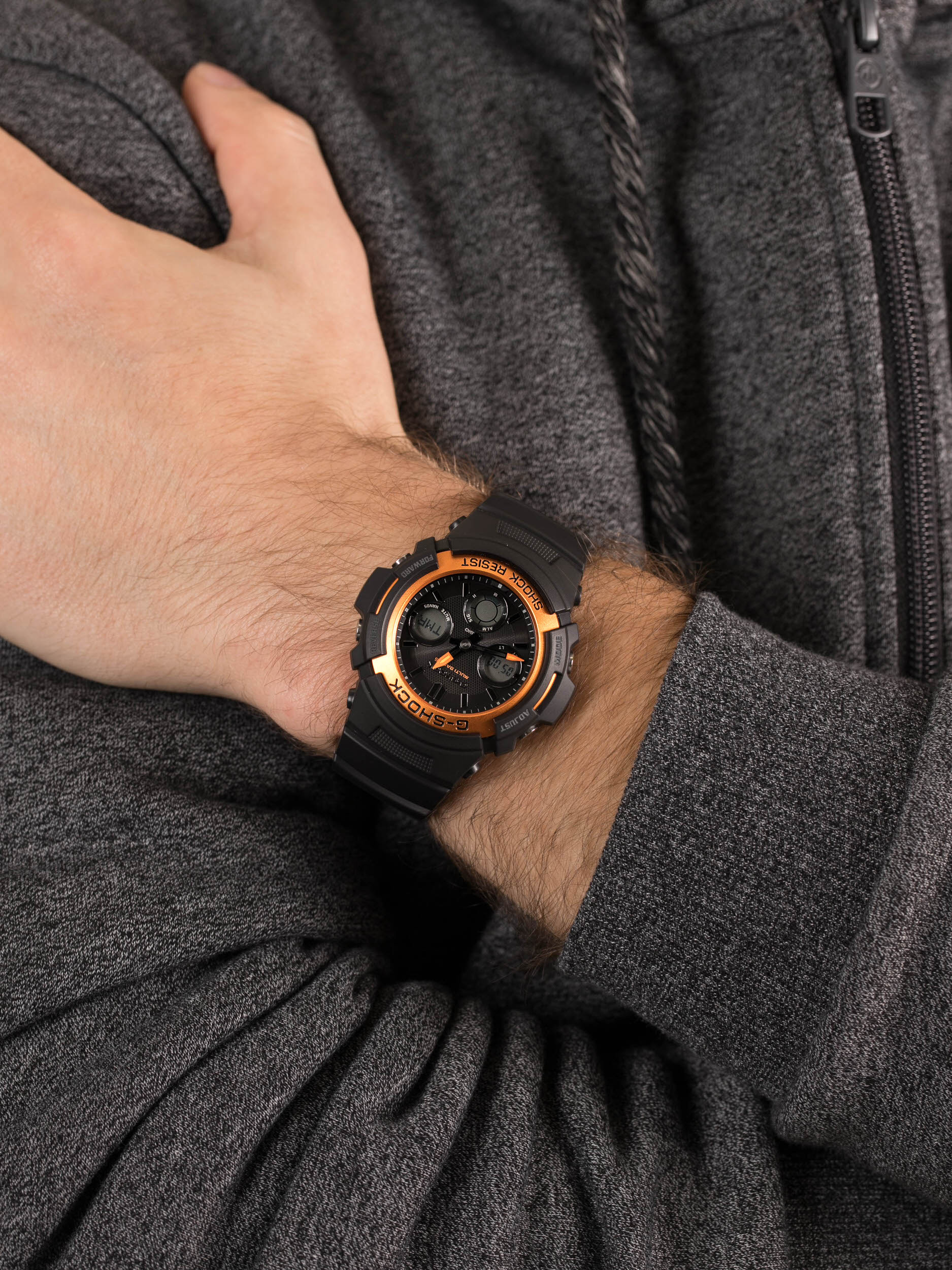 G-Shock AWG-M100SF-1H4ER męski zegarek G-Shock pasek - miniatura 3