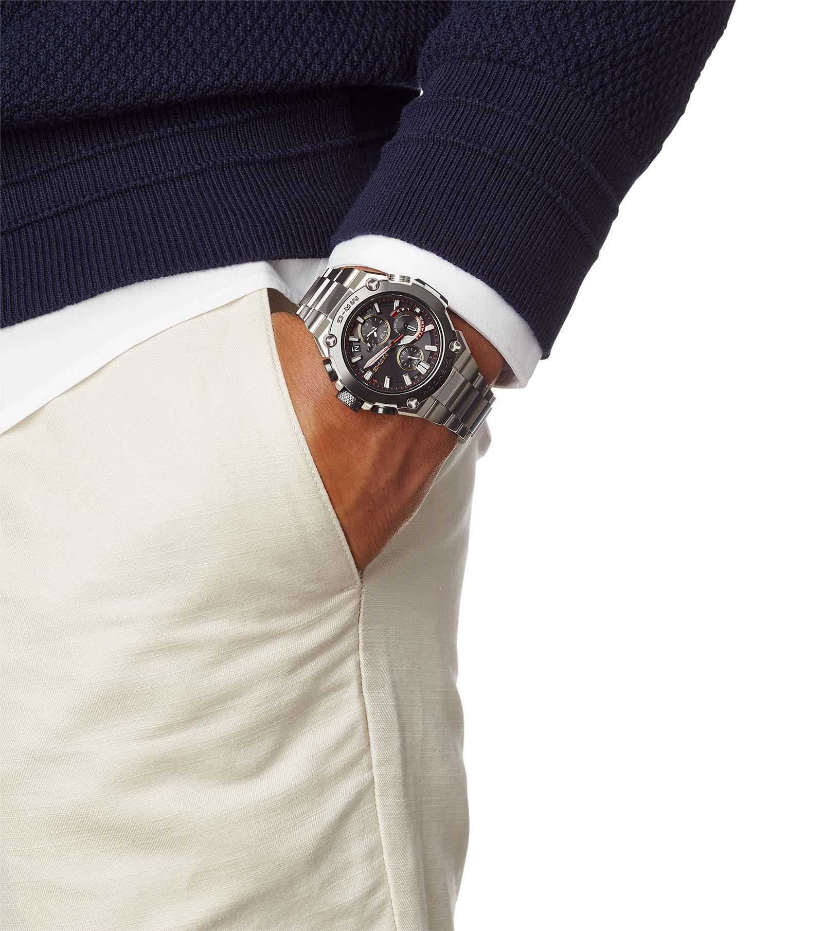 G-Shock MRG-B1000D-1ADR męski zegarek G-SHOCK Exclusive bransoleta - miniatura 3