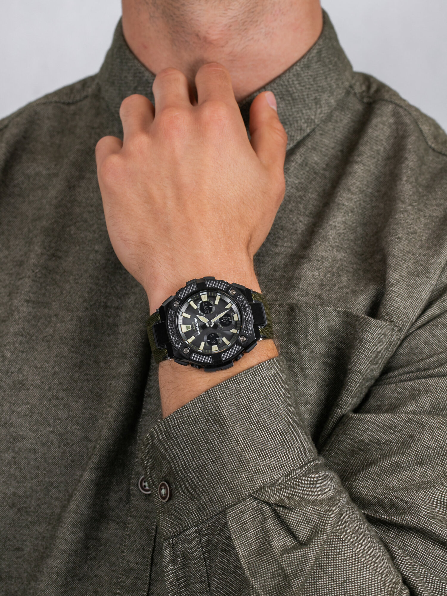G-Shock GST-W130BC-1A3ER męski zegarek G-SHOCK G-STEEL pasek - miniatura 3