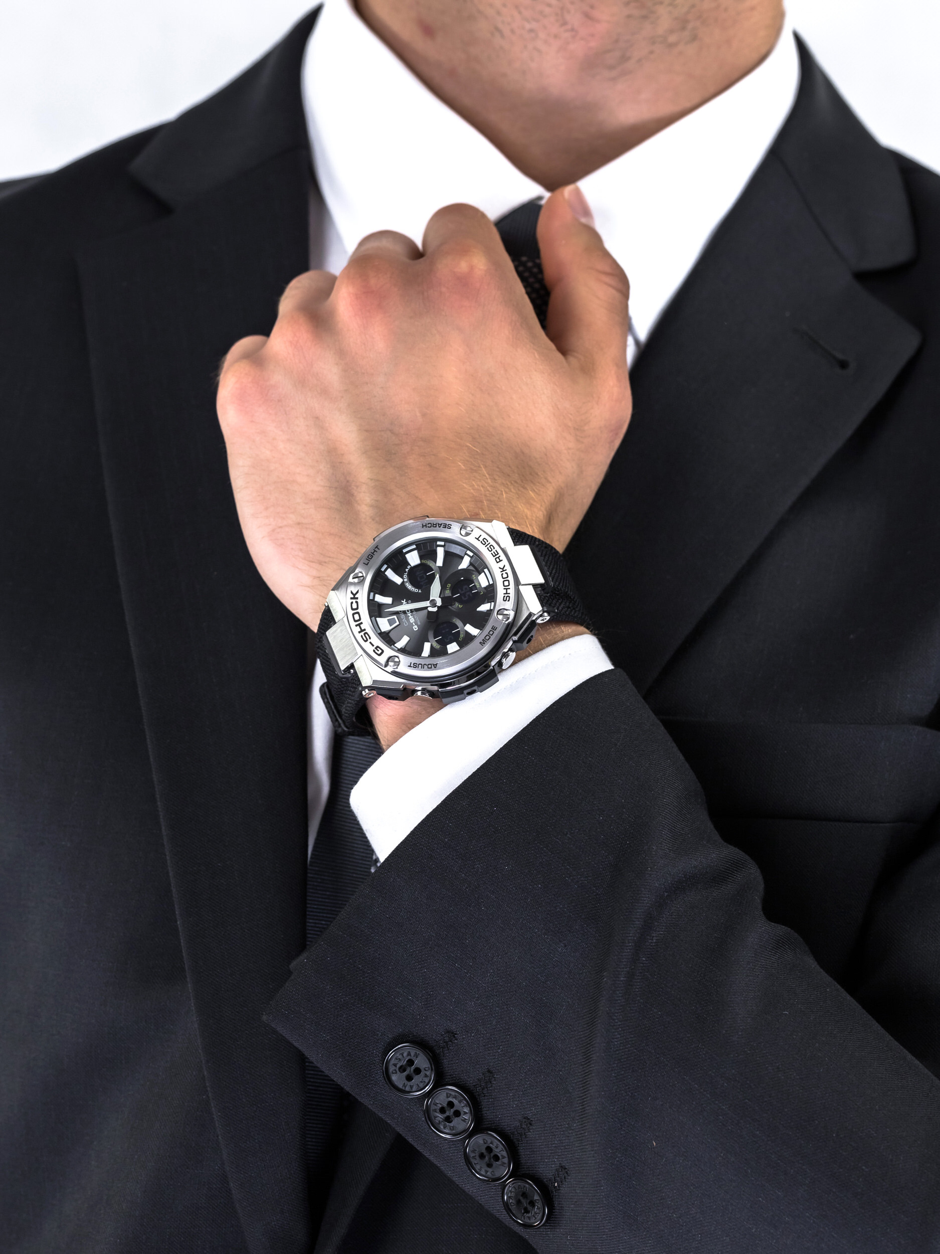 G-Shock GST-W130C-1AER męski zegarek G-SHOCK G-STEEL pasek - miniatura 3