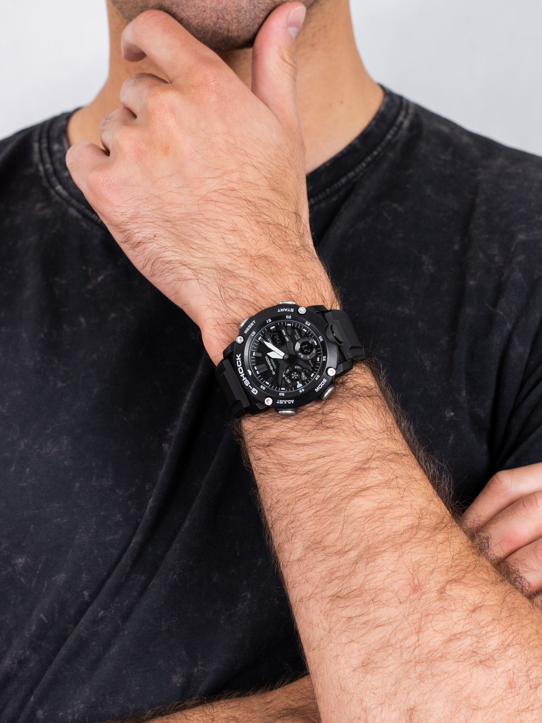 G-Shock GA-2000S-1AER męski zegarek G-Shock pasek