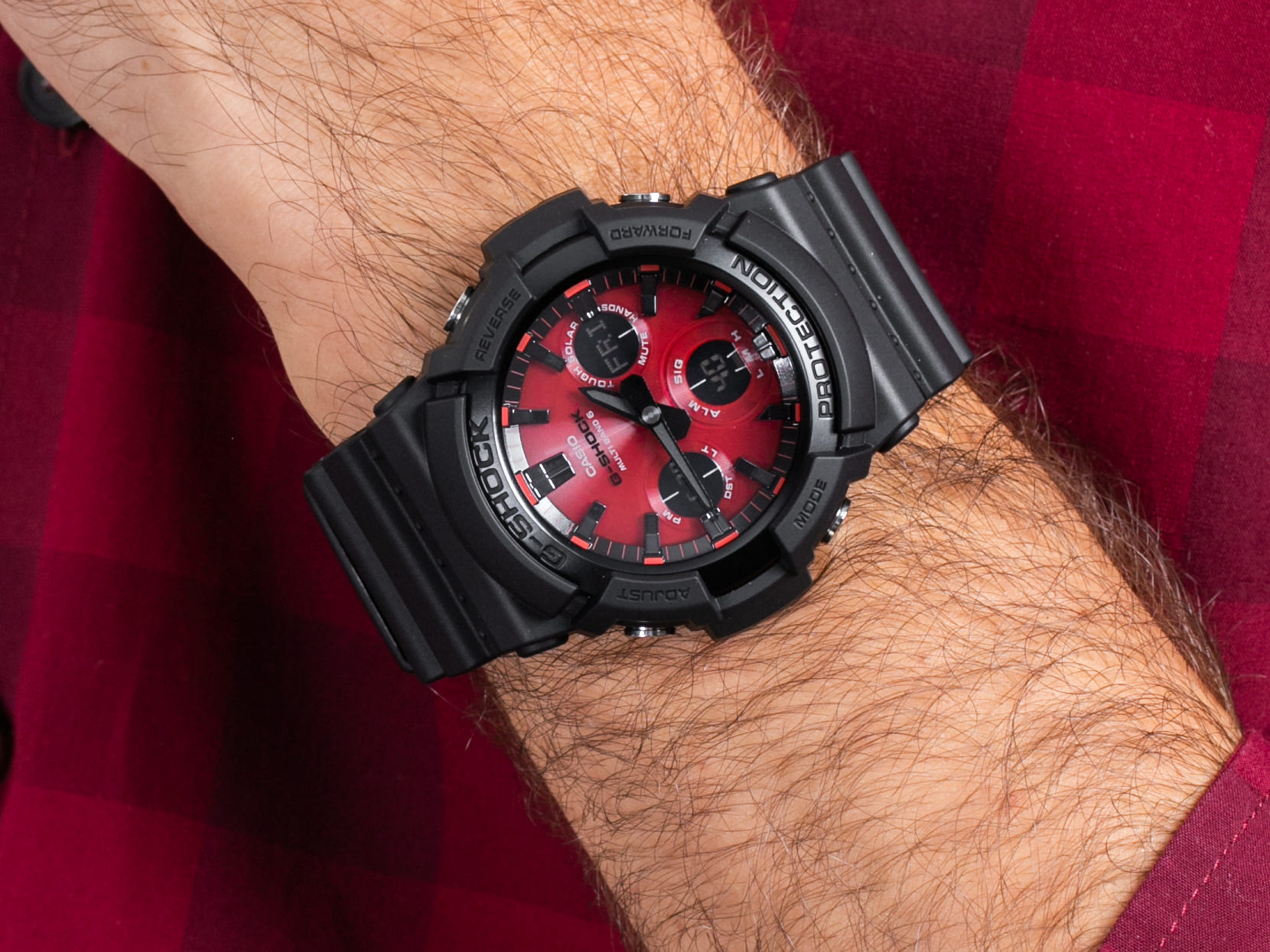 G-Shock GAW-100AR-1AER zegarek sportowy G-SHOCK Original - miniatura 4