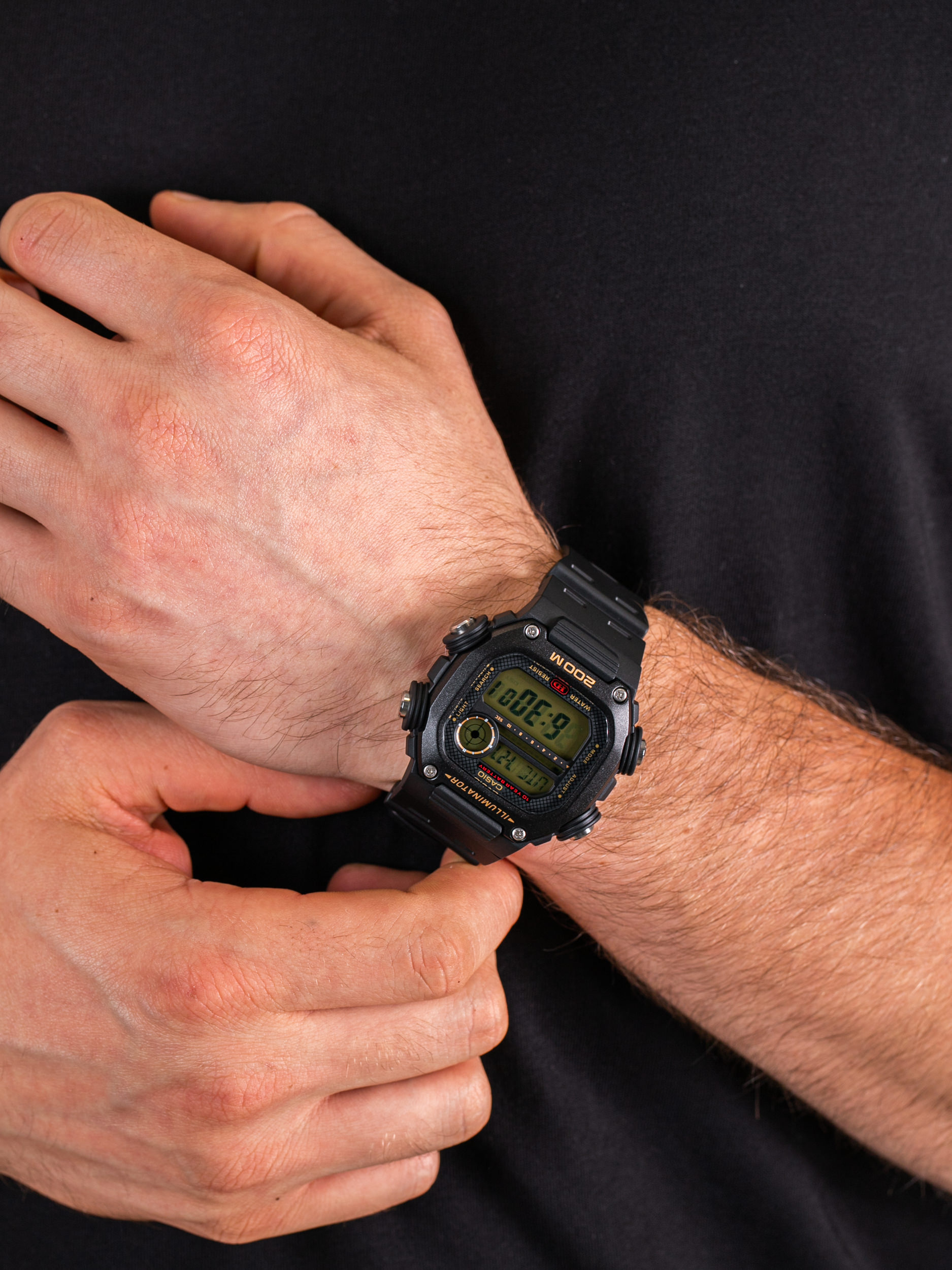Casio DW-291H-9AVEF męski zegarek Sportowe pasek