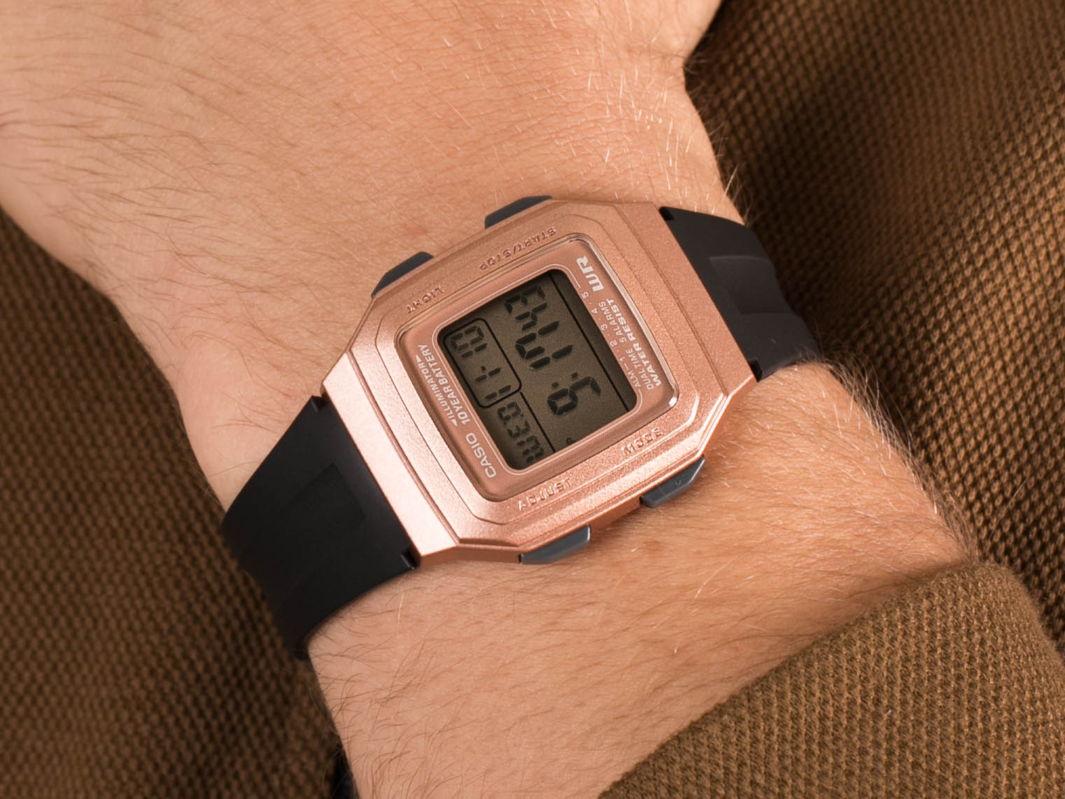 Casio Vintage F-201WAM-5AVEF zegarek sportowy Vintage - miniatura 4