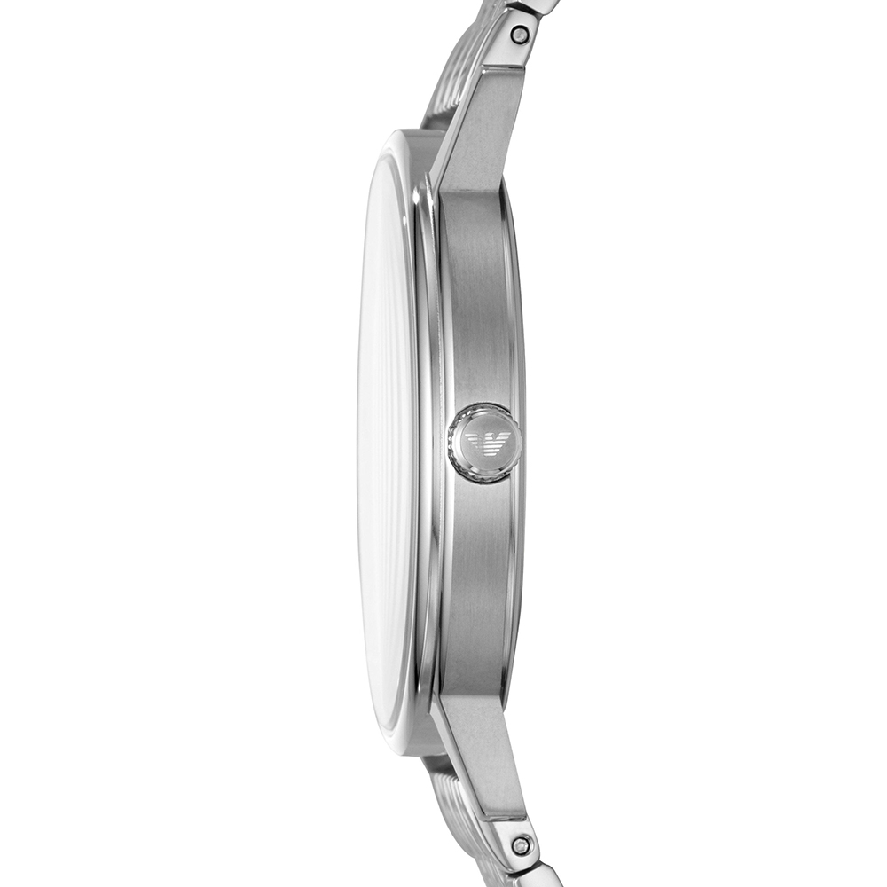 Emporio Armani AR80030 zegarek srebrny klasyczny Classics bransoleta - miniatura 5