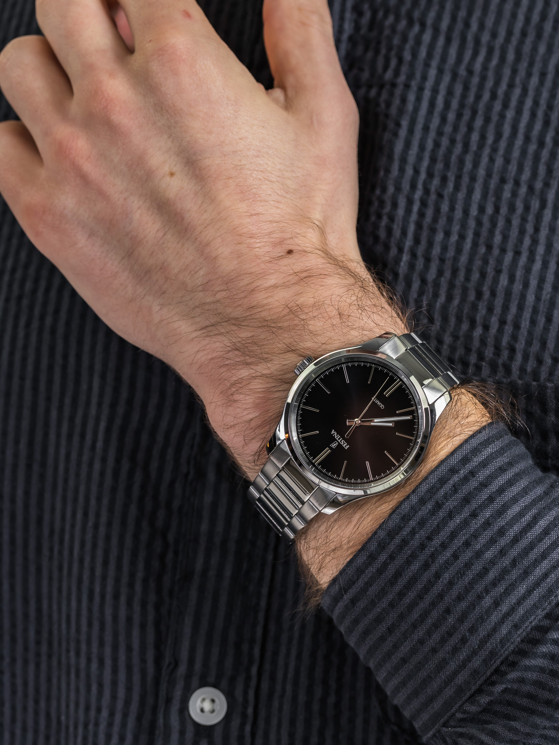 Festina F16807-2 męski zegarek Classic bransoleta - miniatura 3