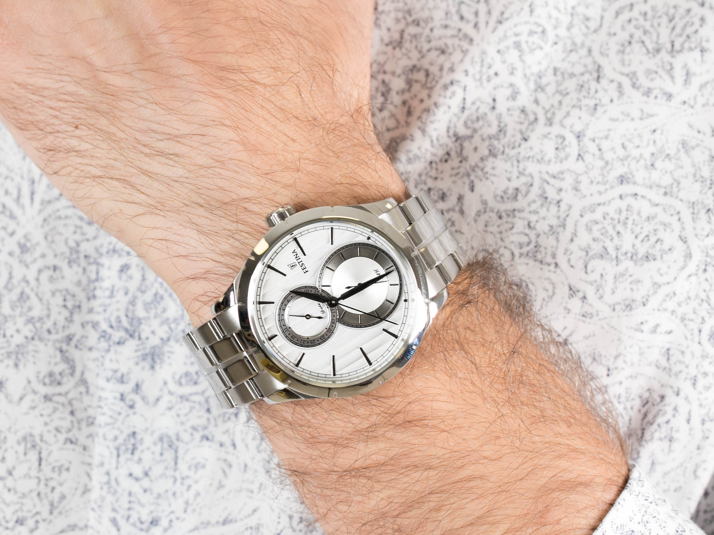 Festina F16891-1 Retro Multifunction zegarek klasyczny Classic - miniatura 4