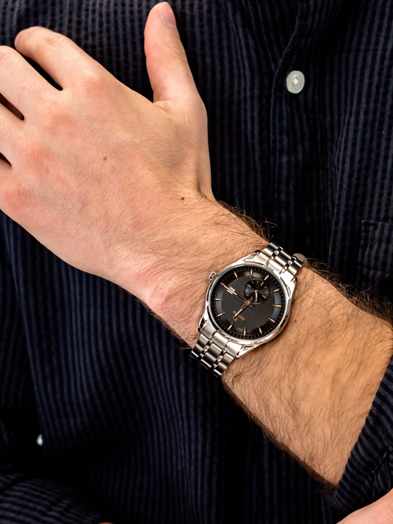Festina F20276-4 męski zegarek Classic bransoleta - miniatura 3