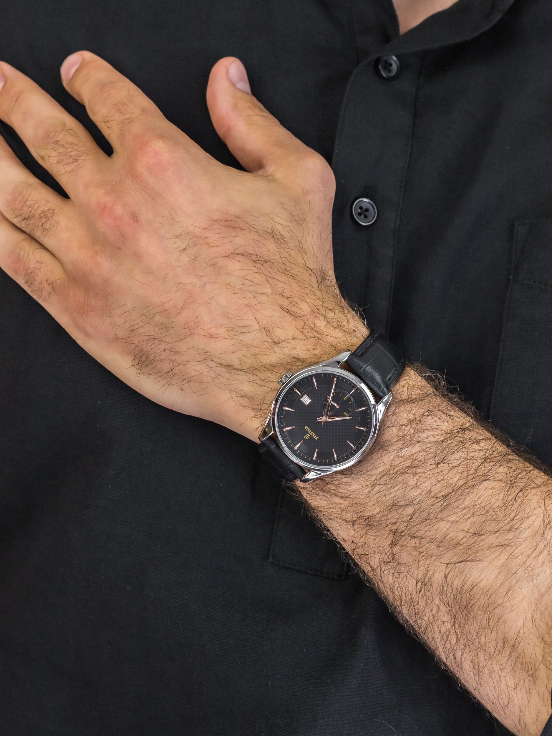 Festina F20277-4 męski zegarek Classic pasek - miniatura 3