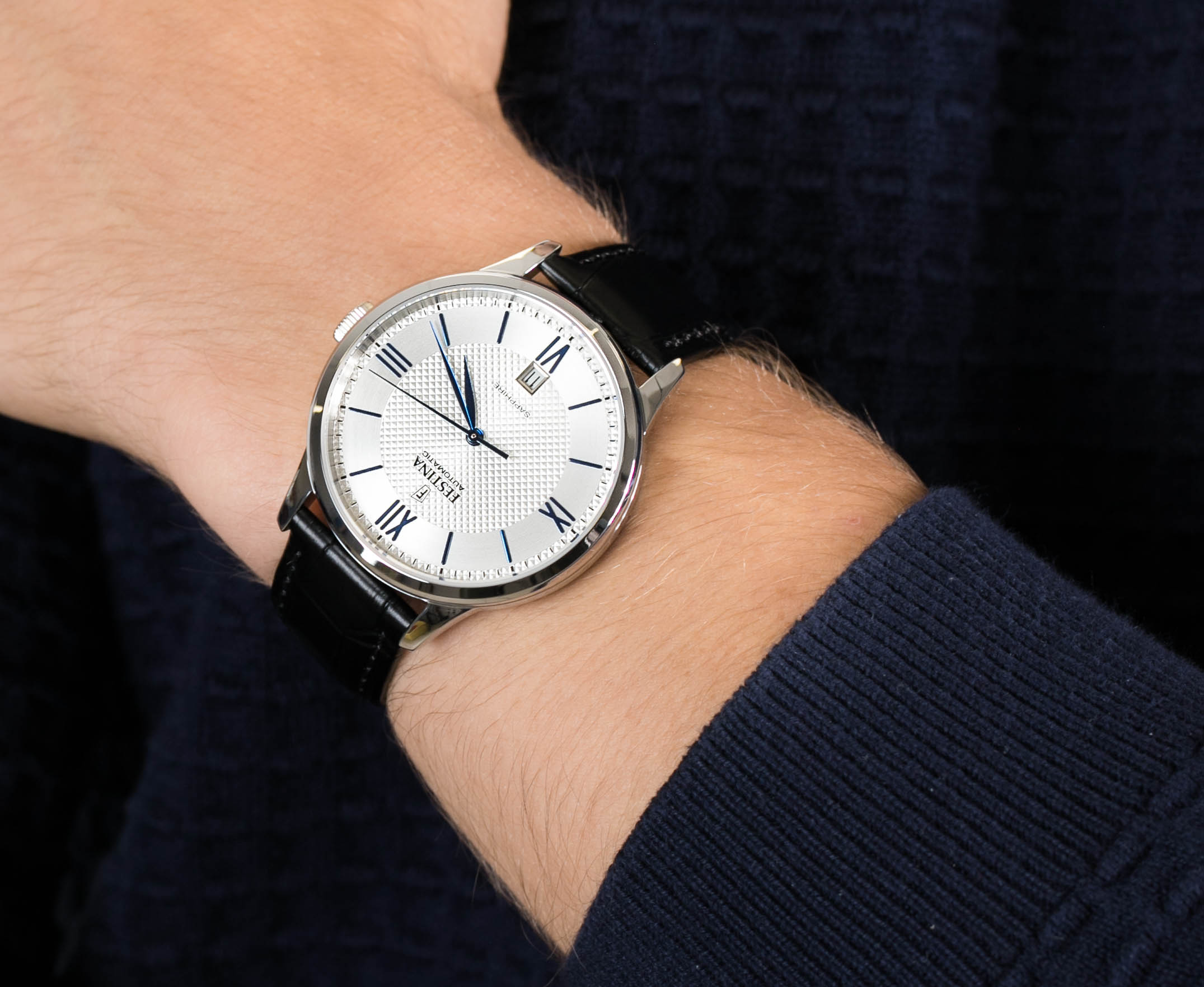 Festina F20484-1 Sapphire Automatic zegarek klasyczny Classic - miniatura 4