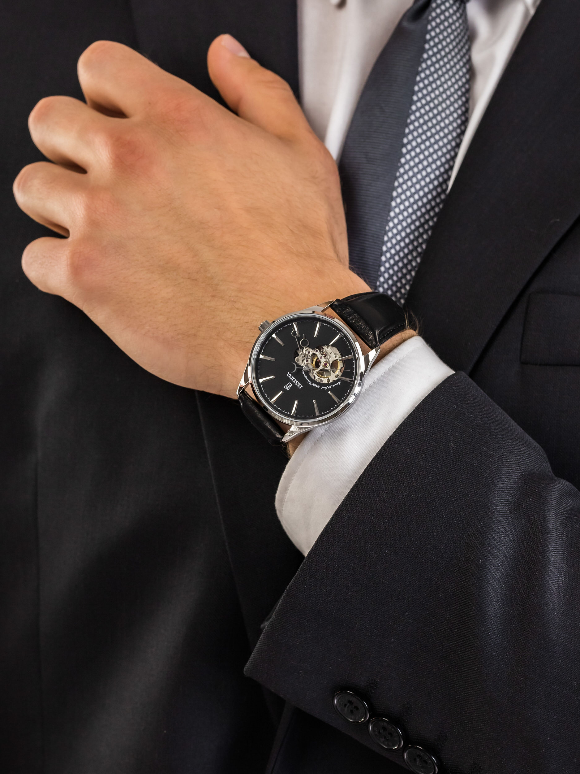Festina F6846-4 męski zegarek Classic pasek - miniatura 3