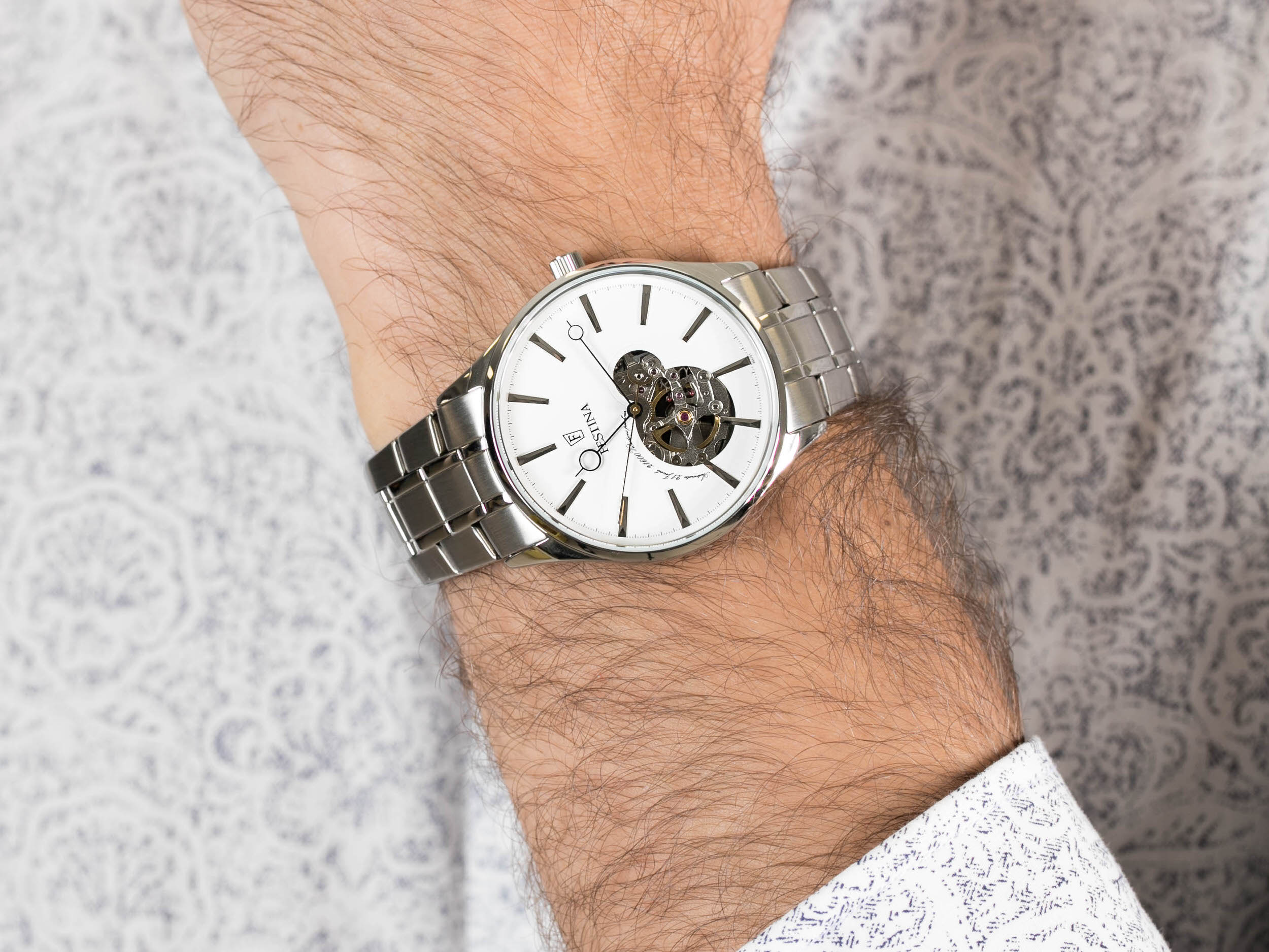 Festina F6847-1 Automatic zegarek klasyczny Classic - miniatura 4