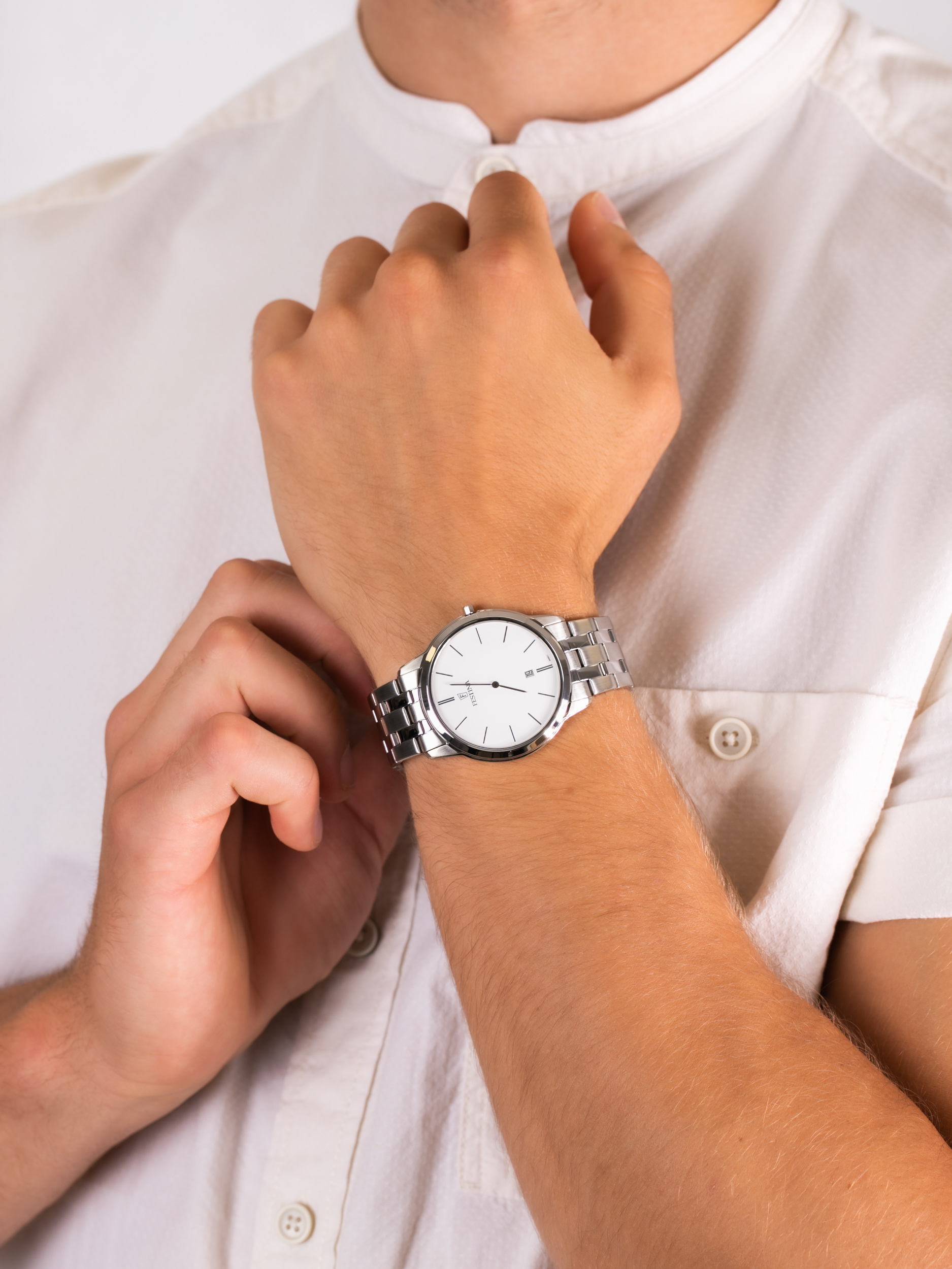 Festina F6868-1 męski zegarek Classic bransoleta - miniatura 3