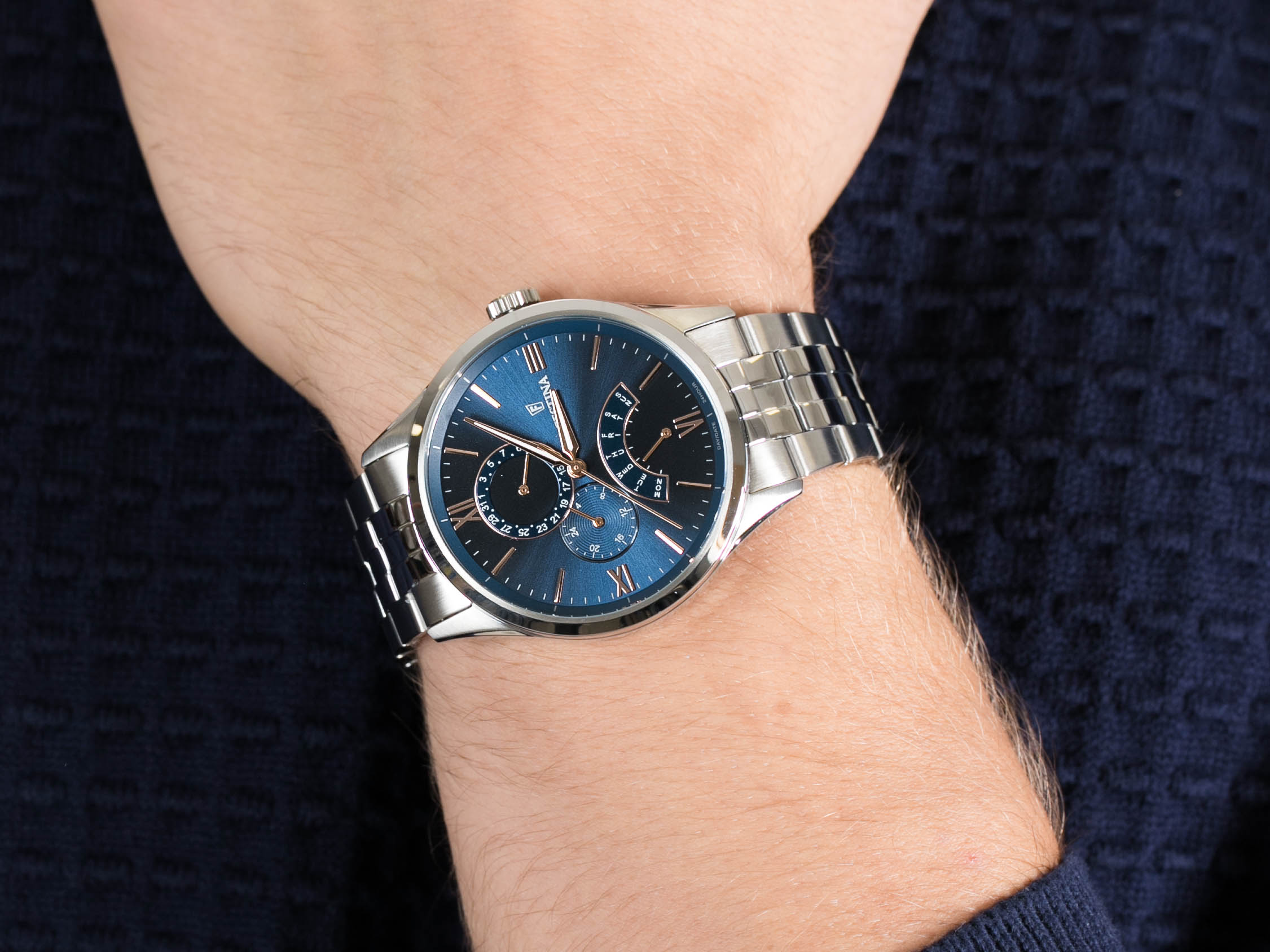 Festina F16822-3 Retro zegarek klasyczny Retro - miniatura 4