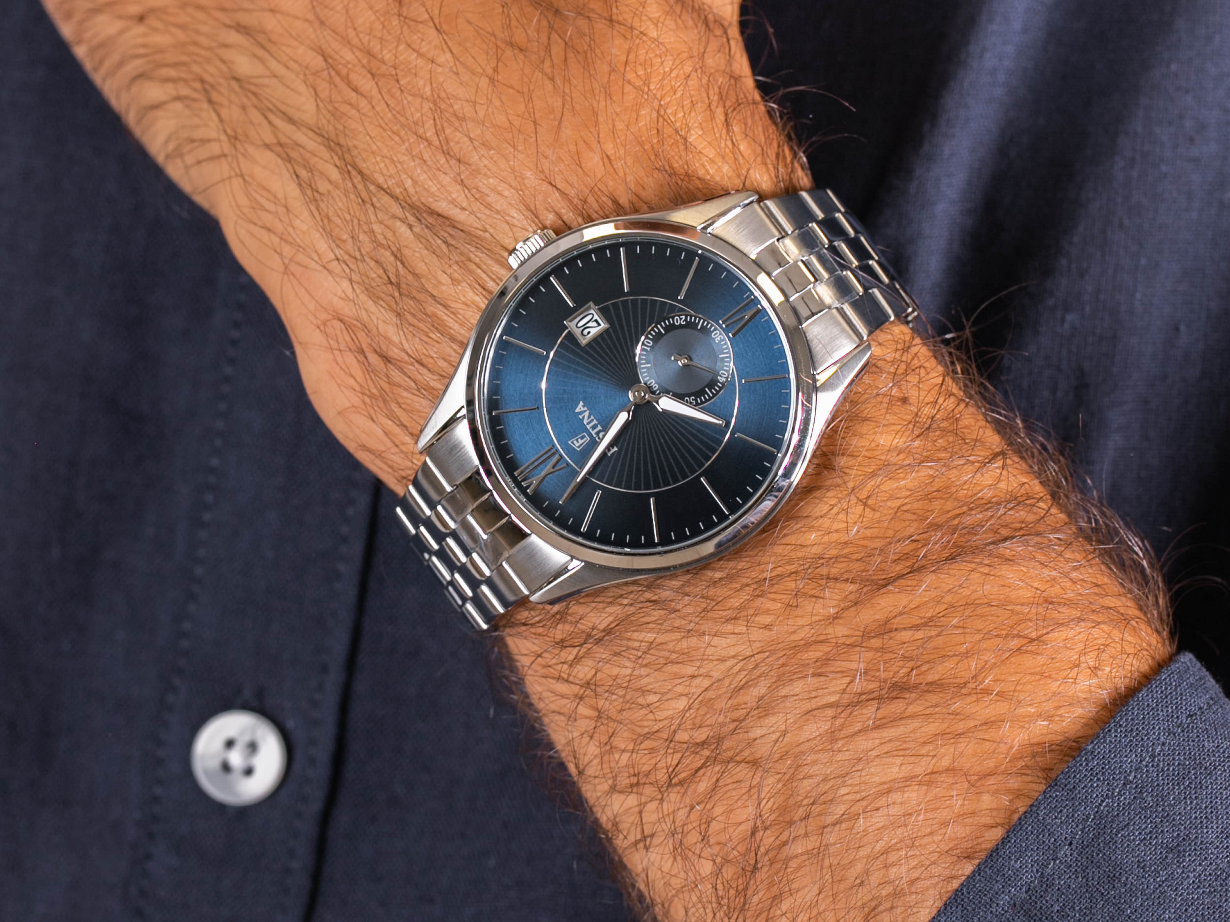 Festina F16871-3 Classic zegarek klasyczny Retro - miniatura 4