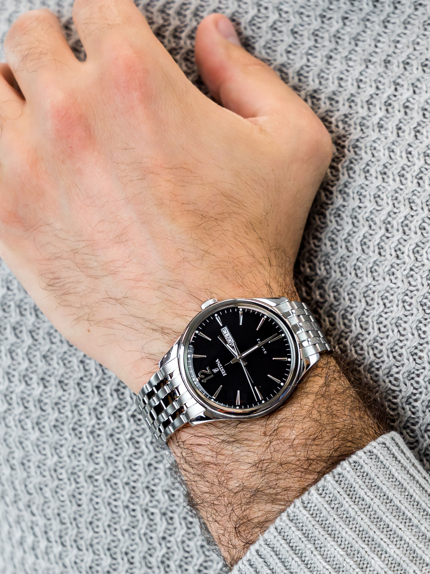 Festina F20204-4 męski zegarek Retro bransoleta - miniatura 3
