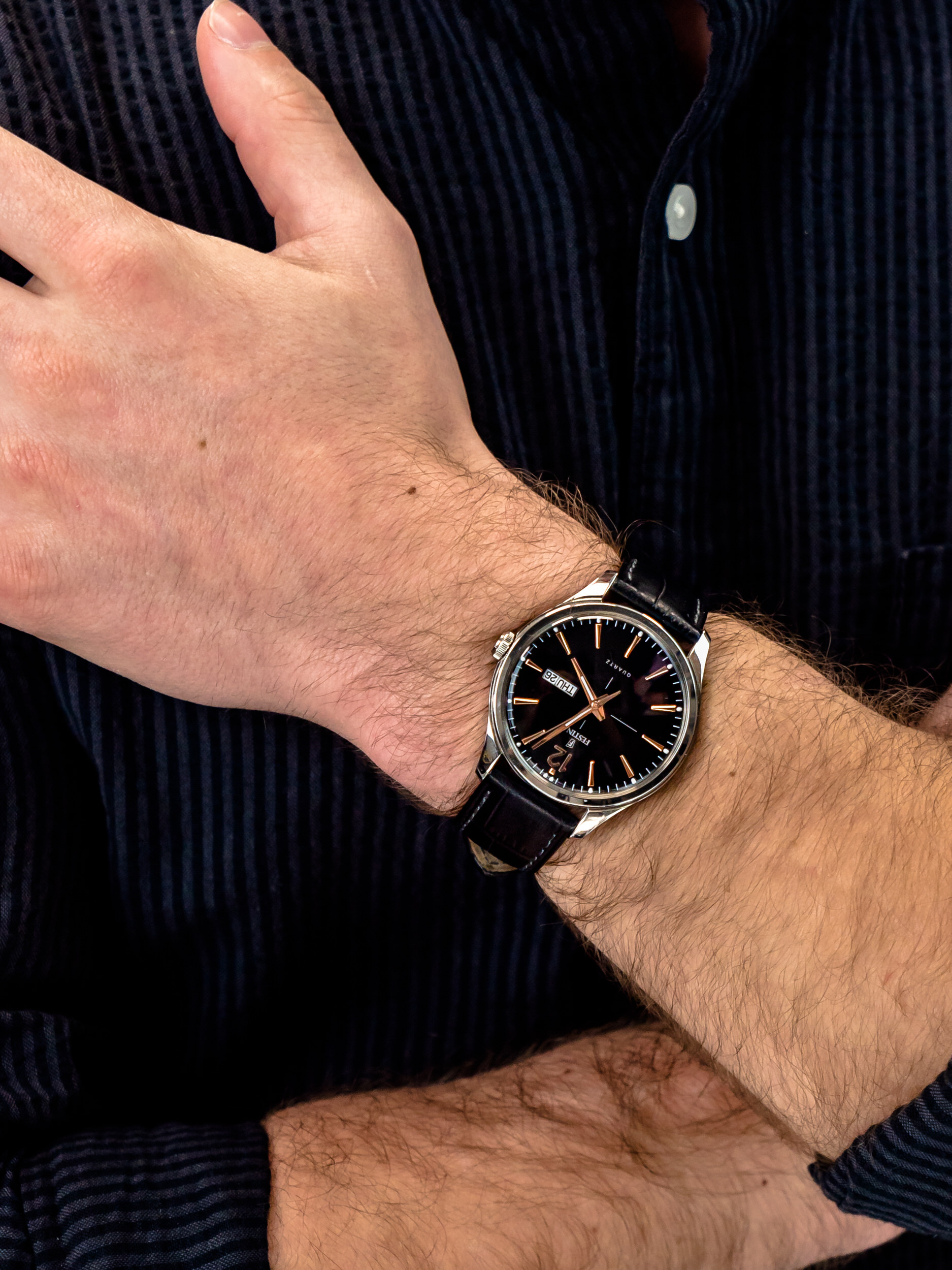 Festina F20205-4 męski zegarek Retro pasek - miniatura 3