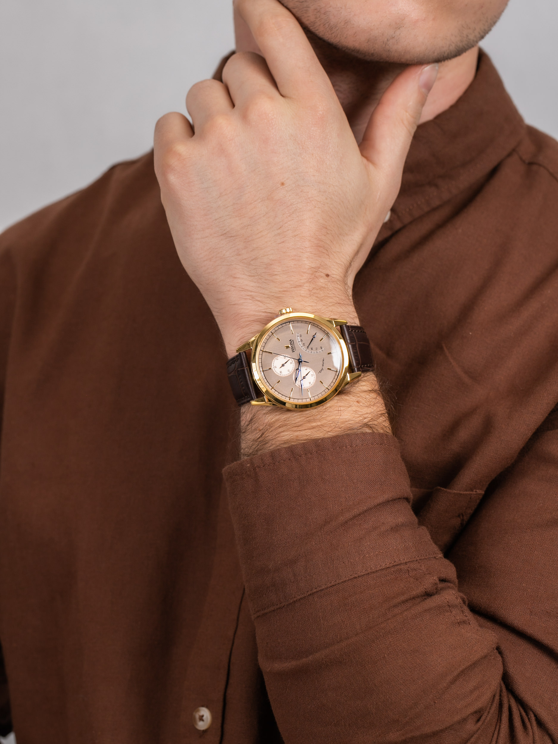 Festina F20279-3 męski zegarek Retro pasek - miniatura 3