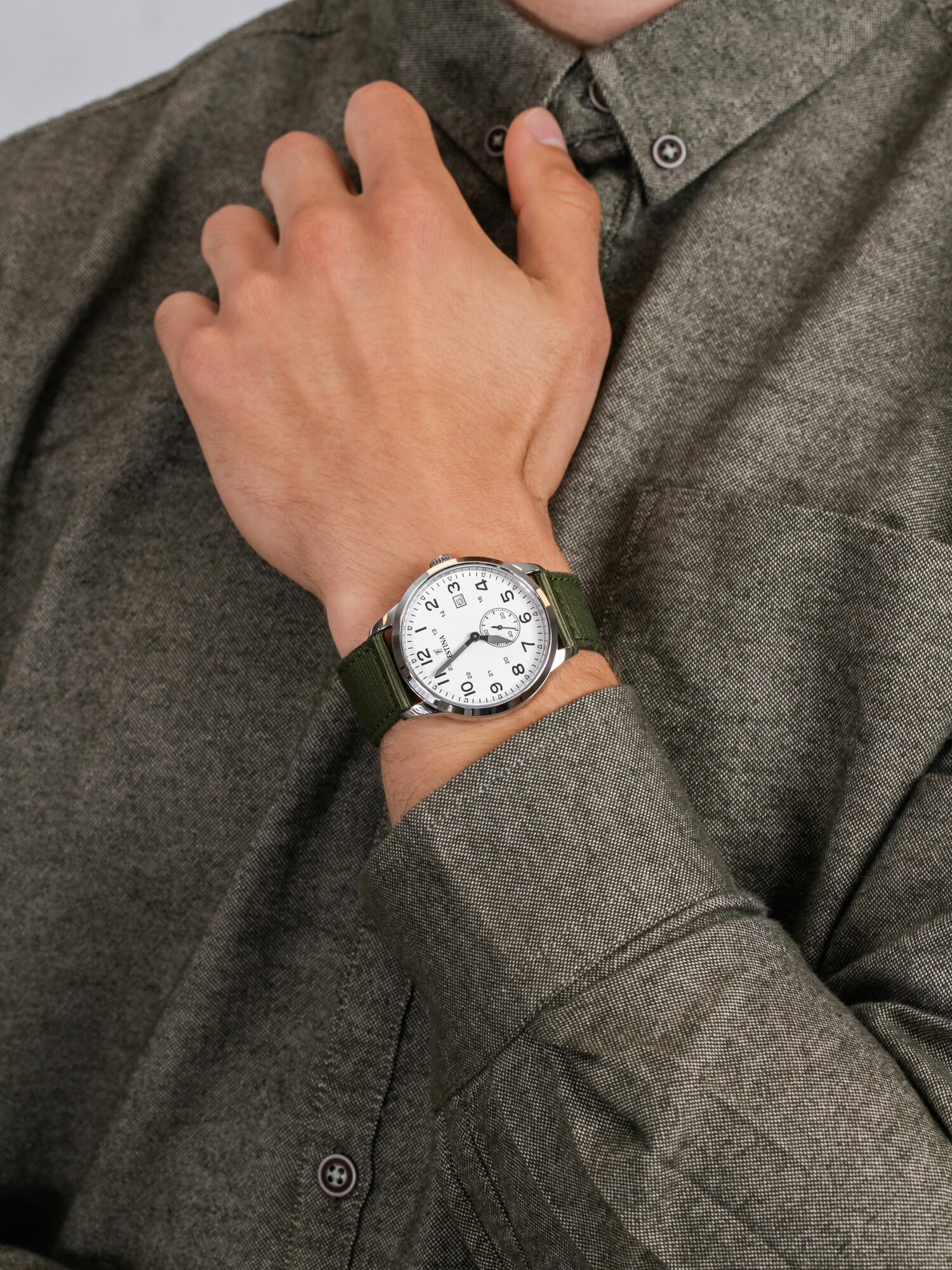 Festina F20347-1 męski zegarek Retro pasek - miniatura 3