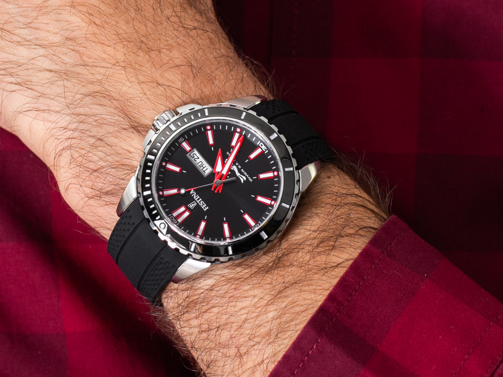 Festina F20378-2 Diver Sport 200m zegarek sportowy Sport - miniatura 4