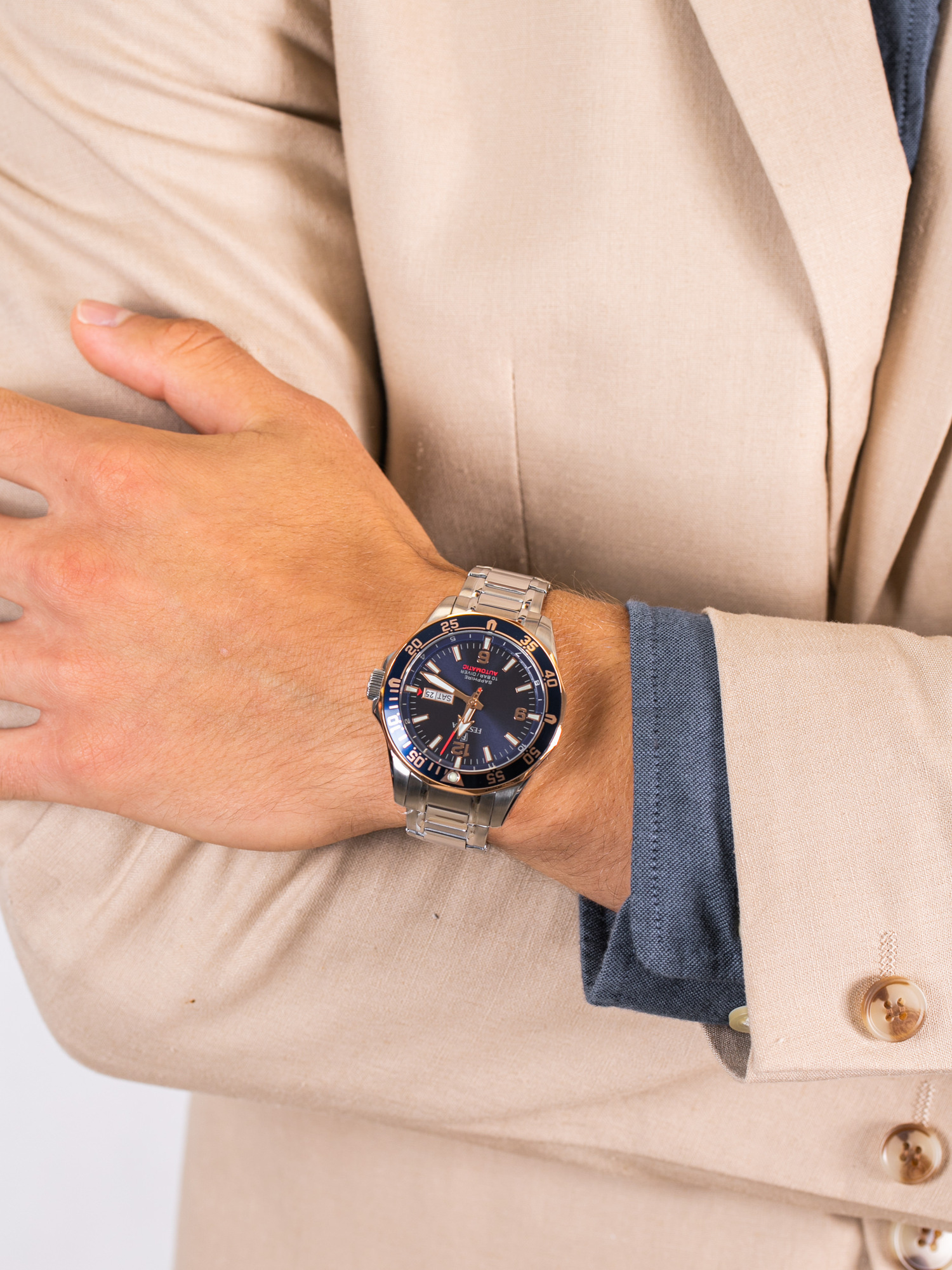 Festina F20478-3 męski zegarek Sport bransoleta - miniatura 3
