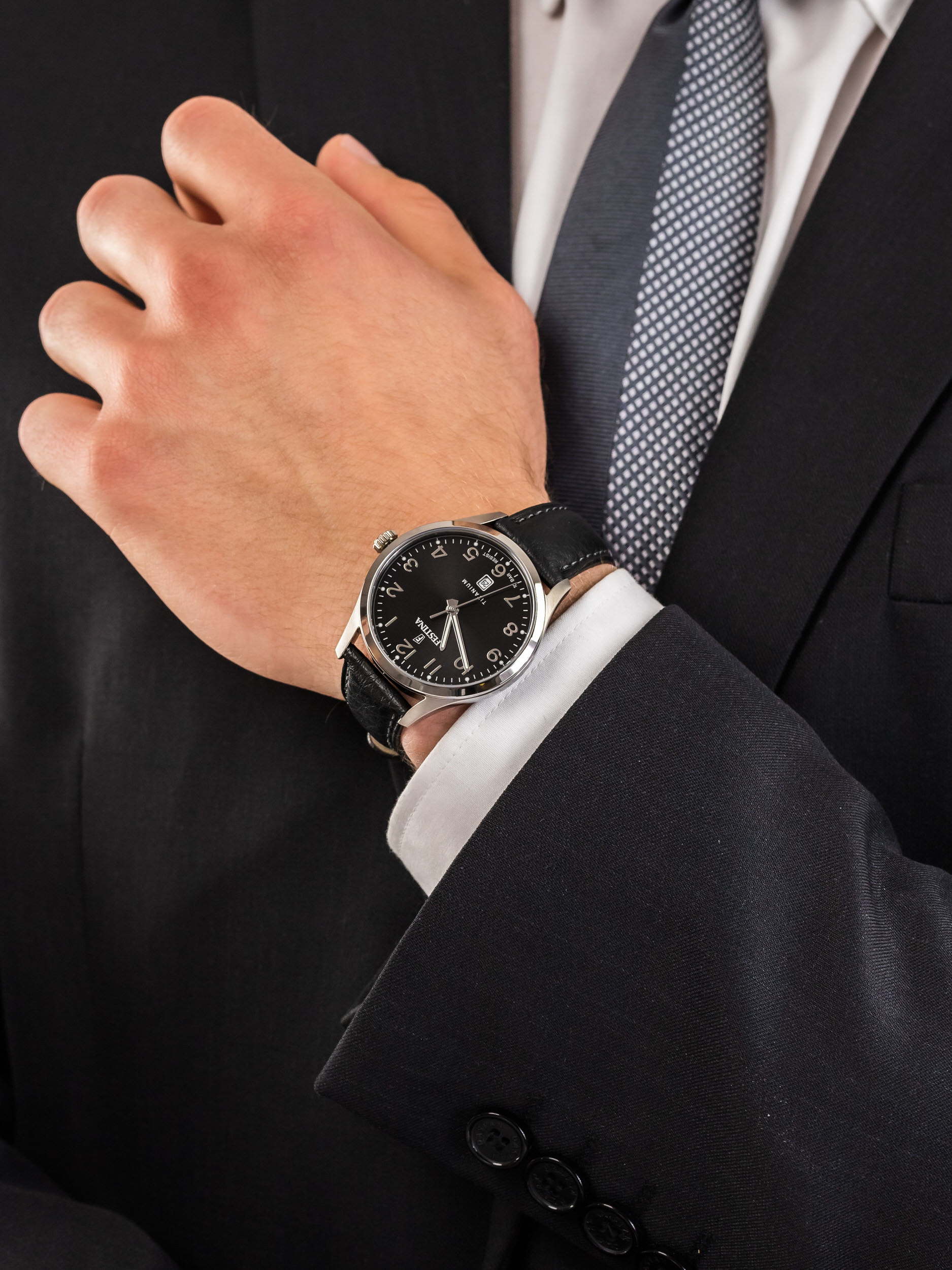 Festina F20467-3 męski zegarek Titanium pasek - miniatura 3
