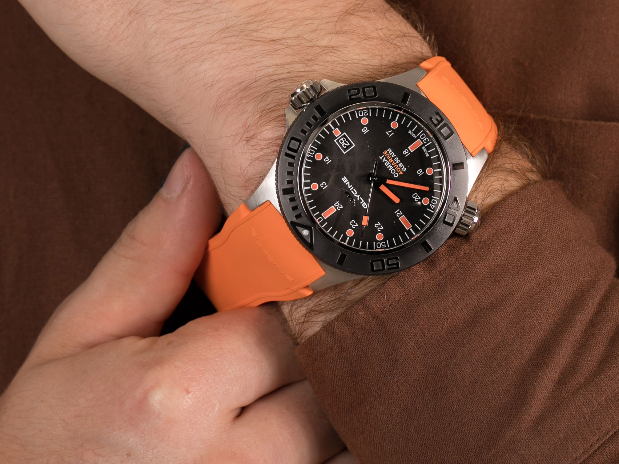 Glycine GL0040 COMBAT SUB AQUARIUS zegarek sportowy Combat - miniatura 4