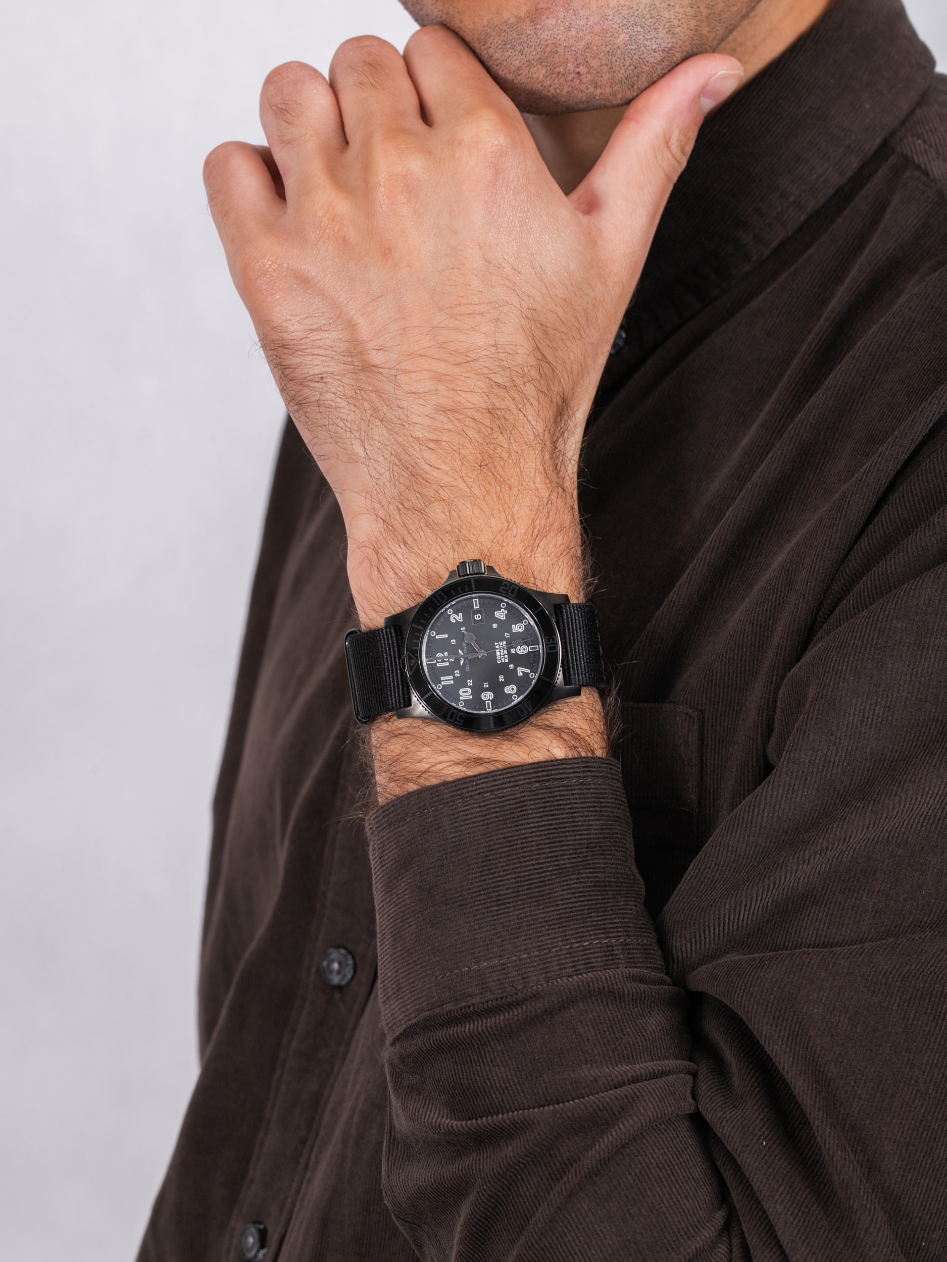 Glycine GL0086 męski zegarek Combat pasek - miniatura 3