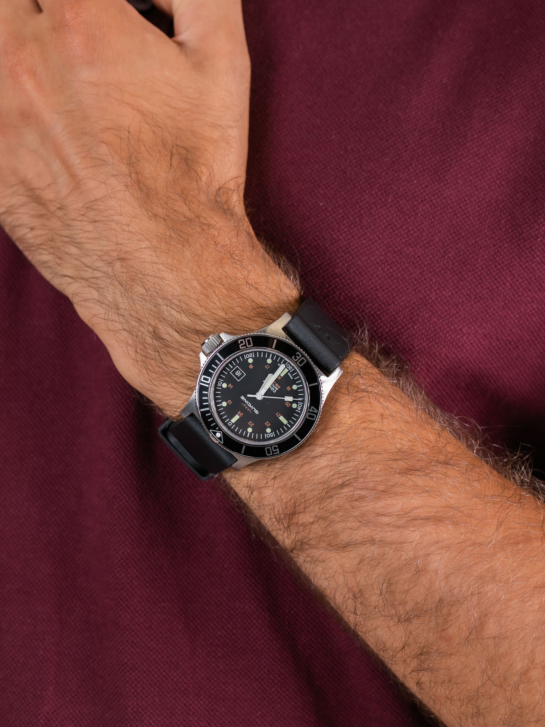 Glycine GL0087 męski zegarek Combat pasek - miniatura 3