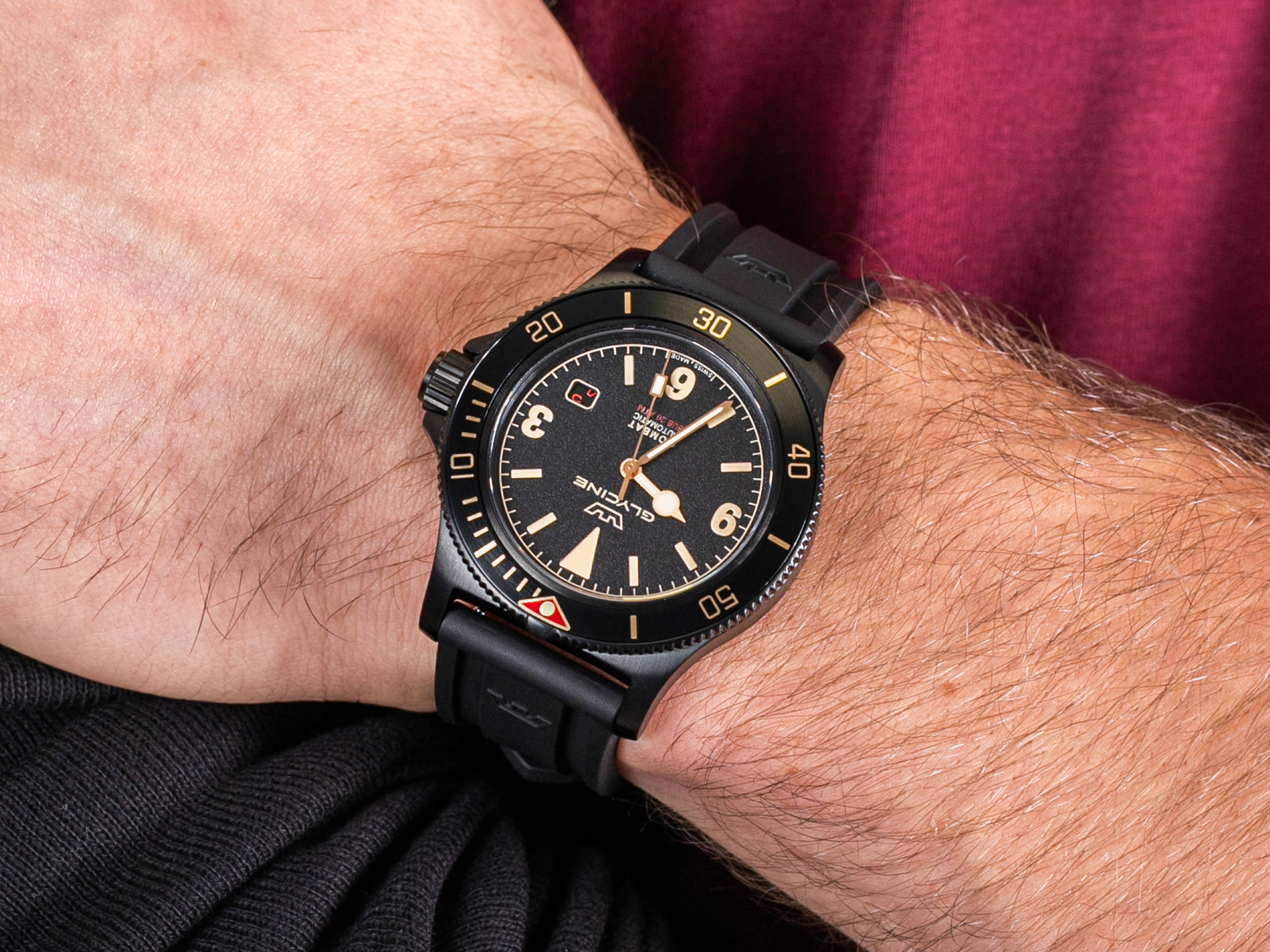 Glycine GL0269 COMBAT SUB 42 VINTAGE zegarek klasyczny Combat - miniatura 4