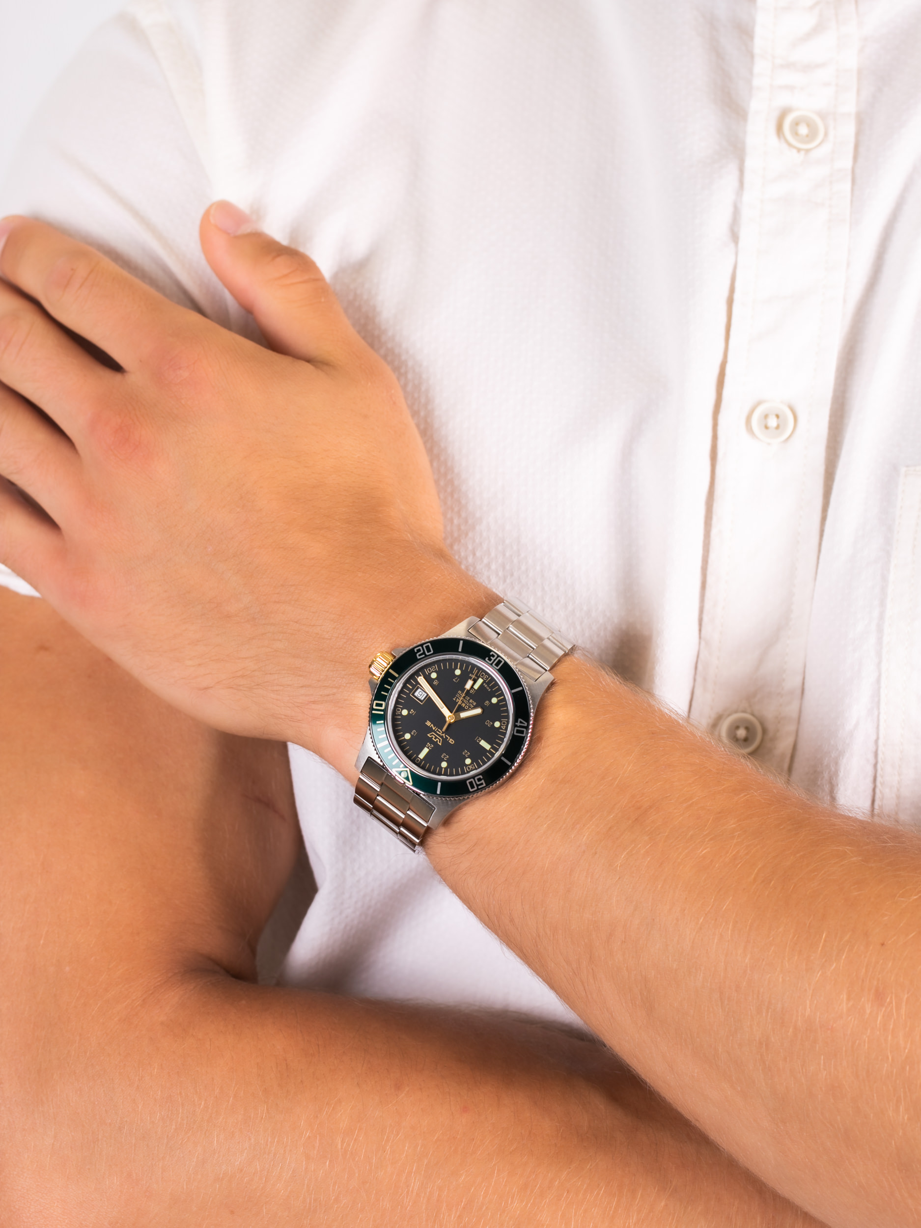 Glycine GL0272 męski zegarek Combat bransoleta - miniatura 3
