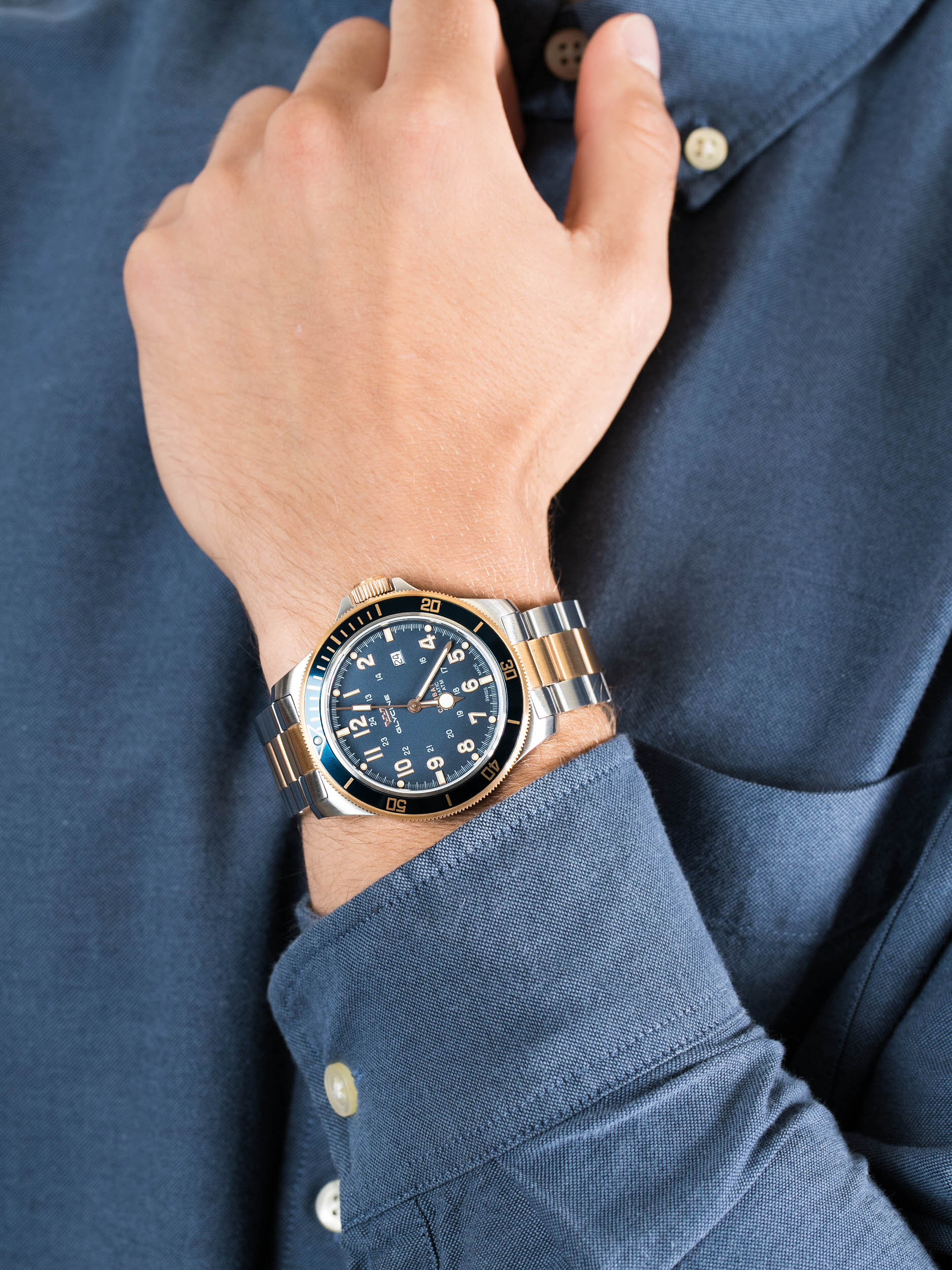 Glycine GL0294 męski zegarek Combat bransoleta - miniatura 3