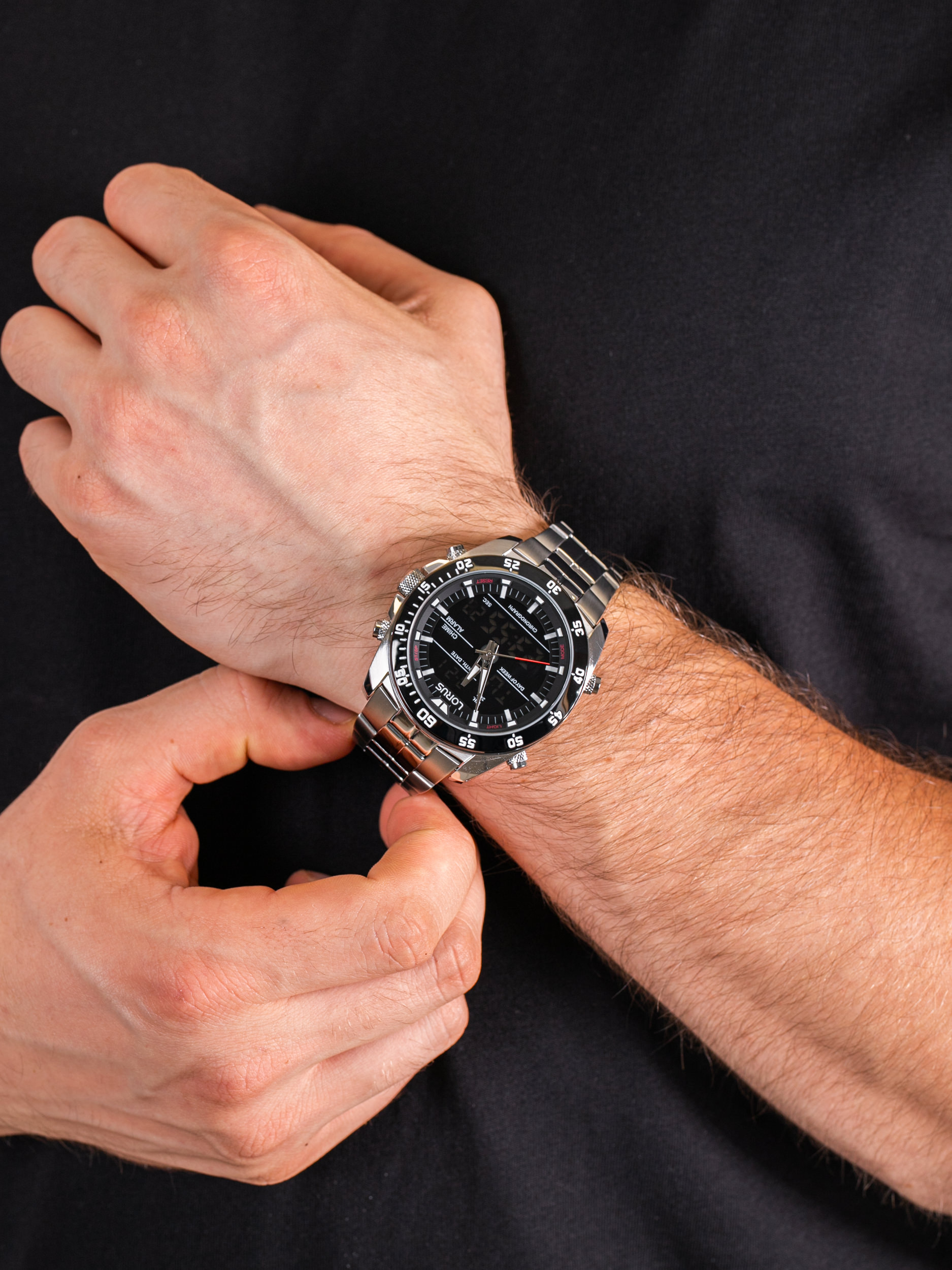 Lorus RW611AX9 męski zegarek Sportowe bransoleta