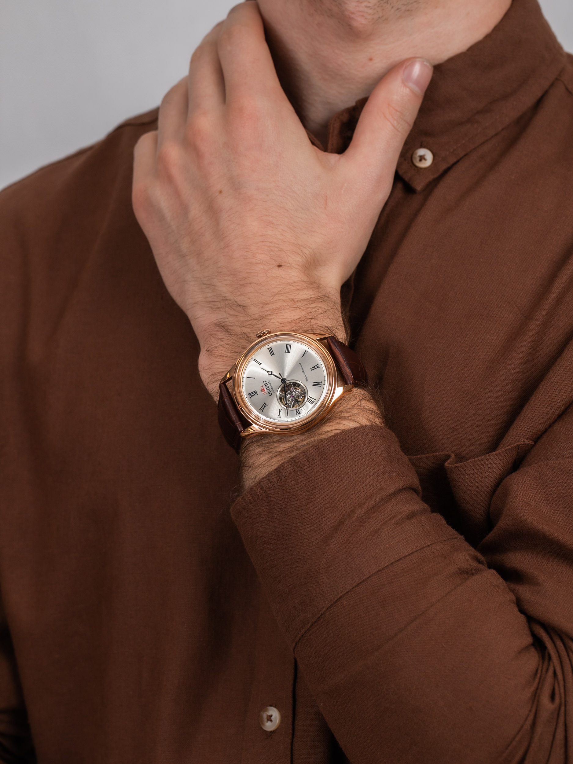 Orient FAG00001S0 męski zegarek Classic pasek - miniatura 3