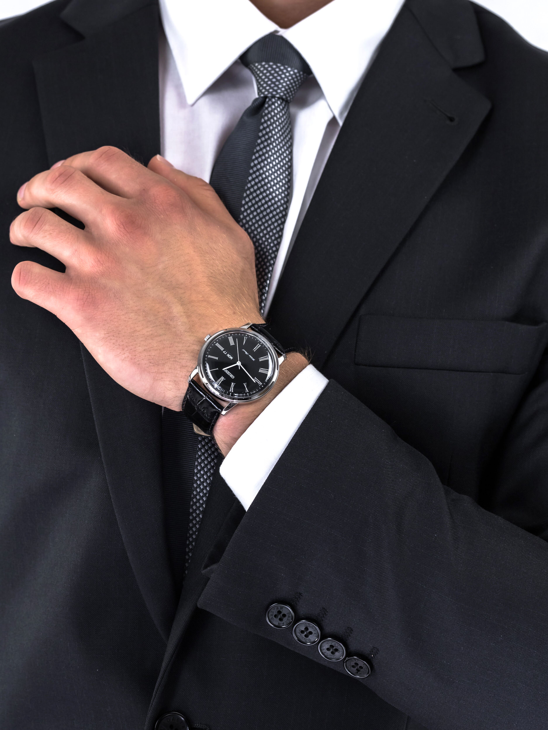 Orient FUG1R008B6 męski zegarek Classic pasek - miniatura 3